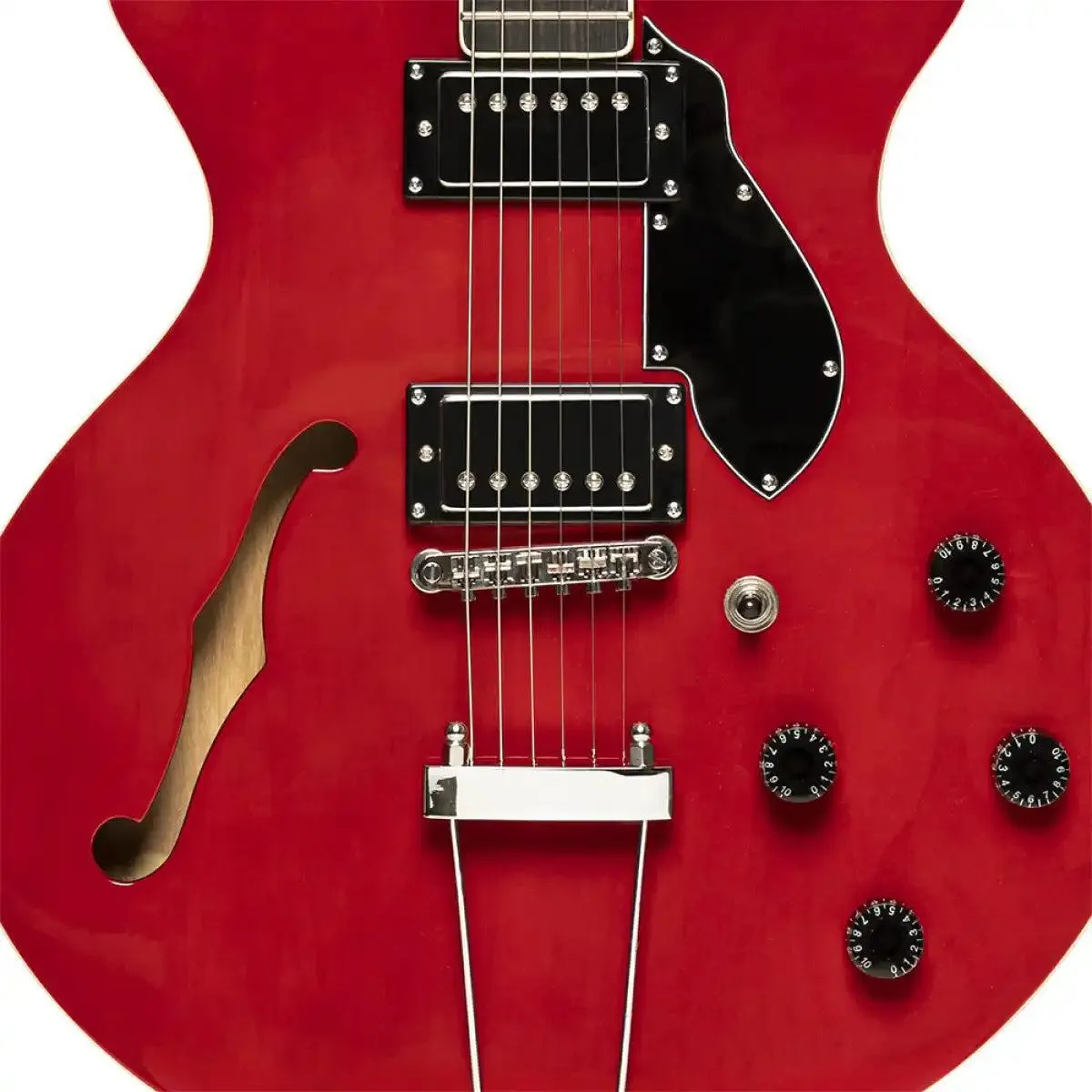 Stagg SVY 533 TCH Silveray Series 533 Model Electric Guitar - Red - Image 5