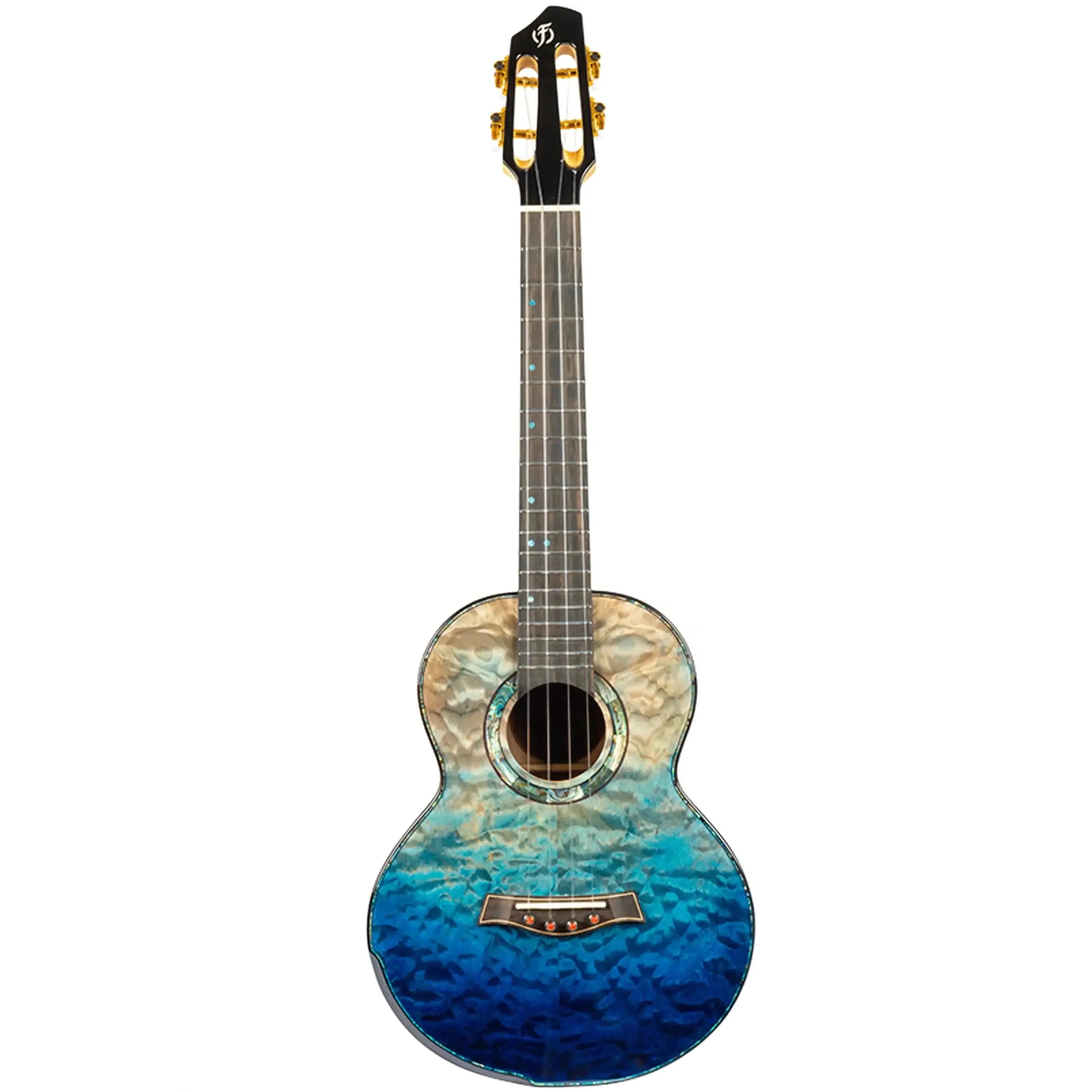 Flight A10 QM Faded Blue 10th Anniversary Tenor Ukulele - Image 3