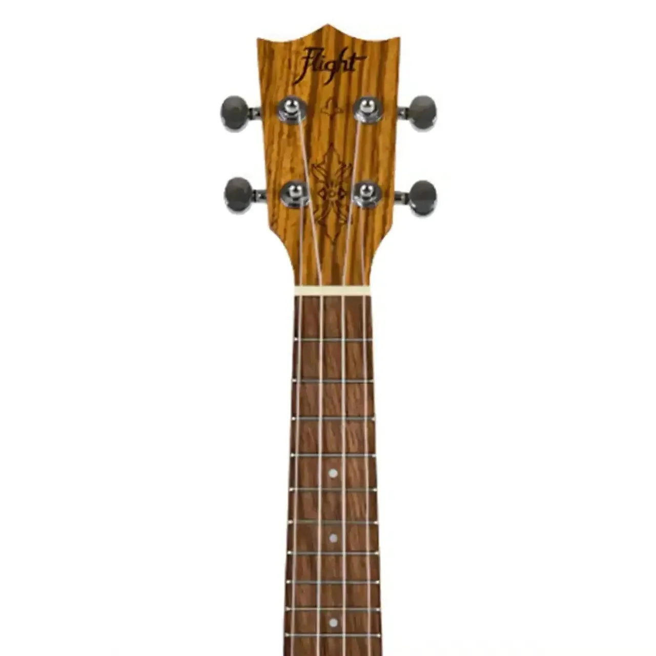 Flight DUS320 SP/ZEB Spruce & Zebrawood Soprano Ukulele - Image 5