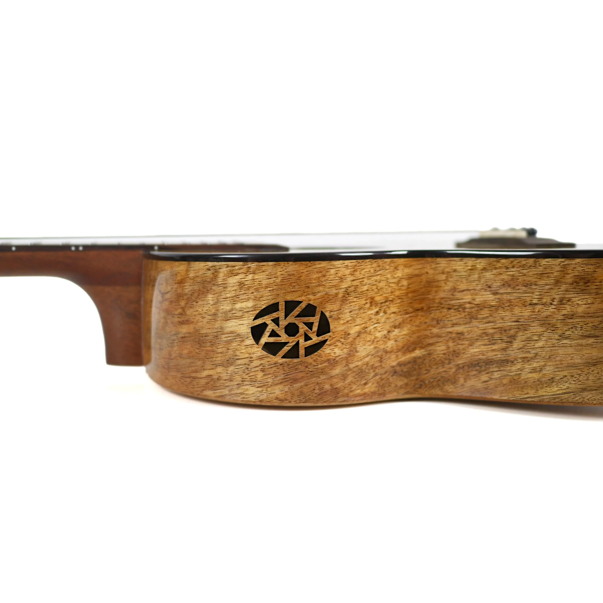 Flight Fireball EQ-A Solid Mango Baritone Ukulele - Image 4