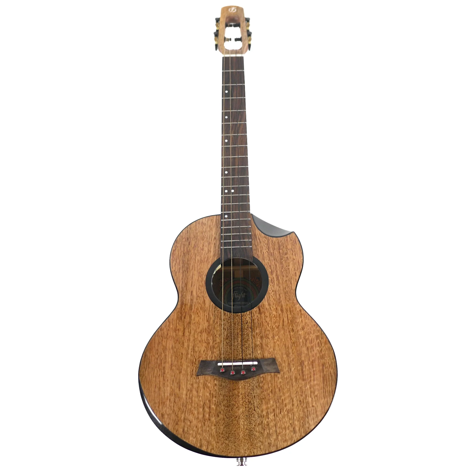 Flight Fireball EQ-A Solid Mango Baritone Ukulele - Image 5
