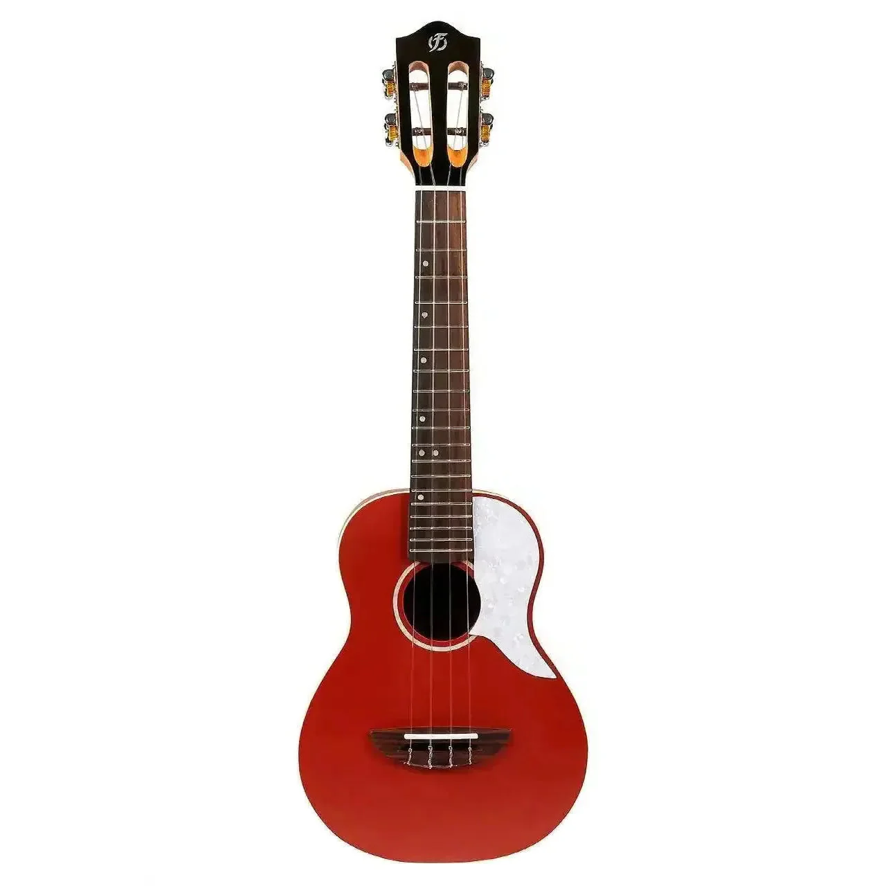 Flight IRIS RD Red Solid Spruce Top Concert Ukulele - Image 3