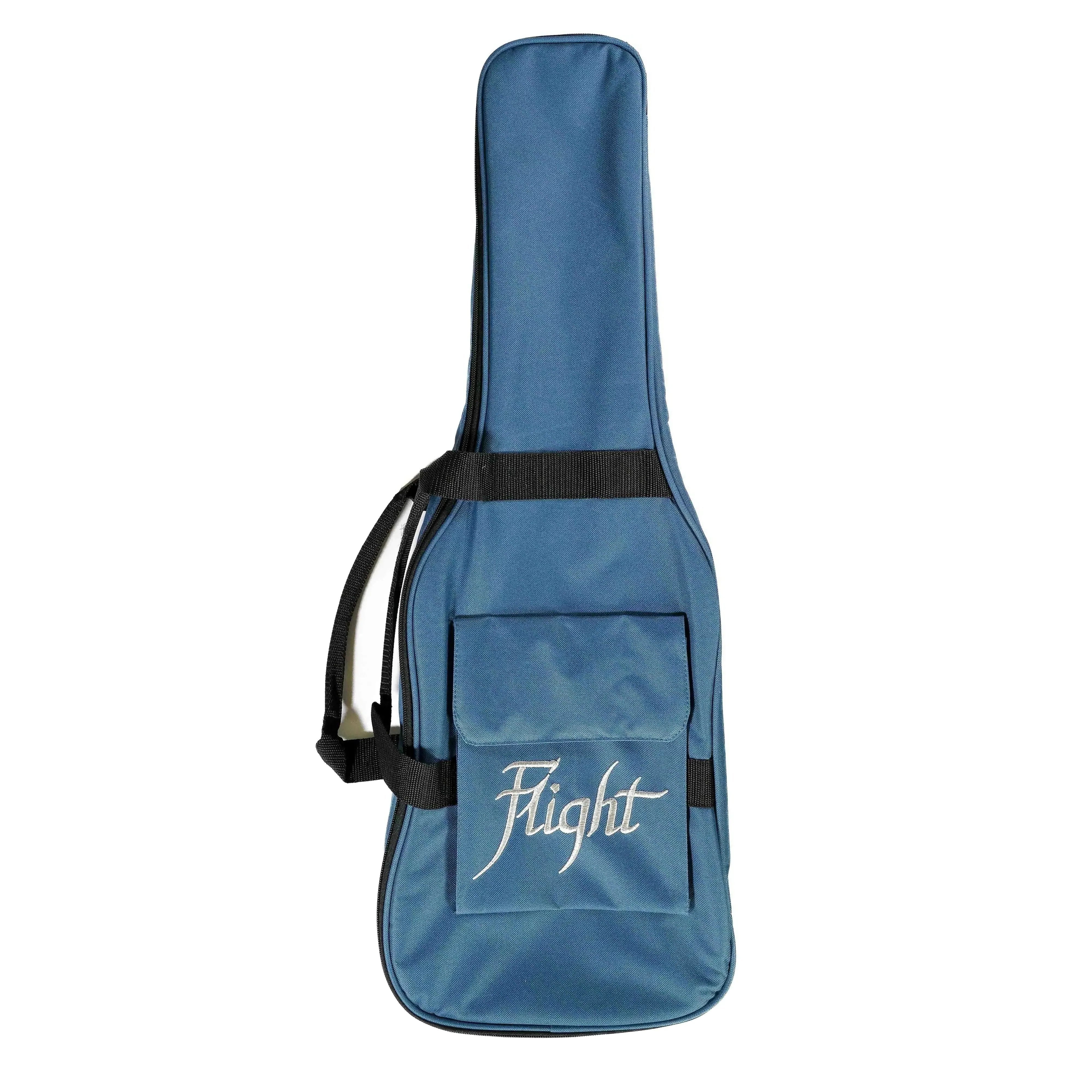 Flight Pathfinder OBL Ocean Blue Electric Baritone Ukulele - Image 5