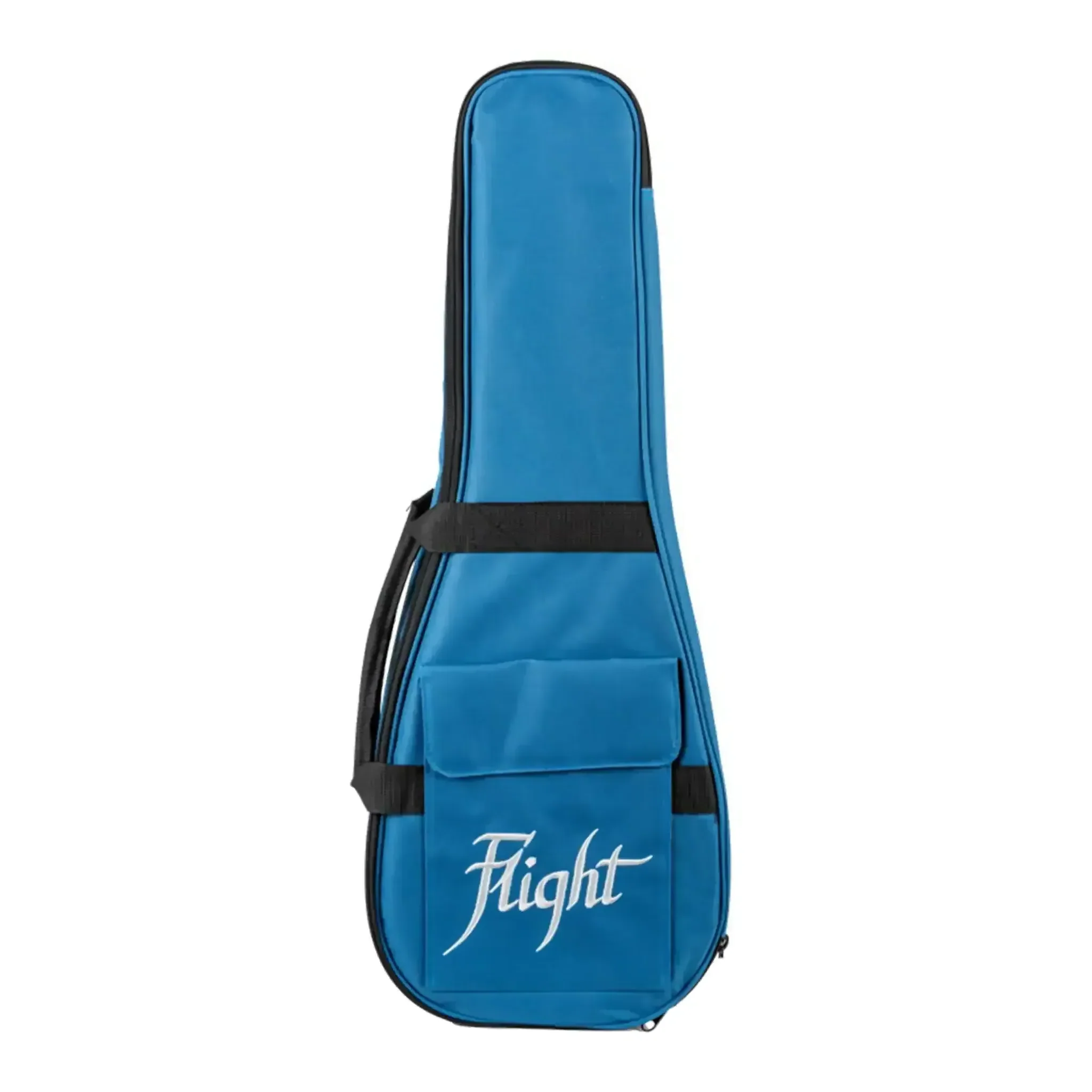 Flight TBL Transparent Blue Solid Body Mini Bass - Image 5