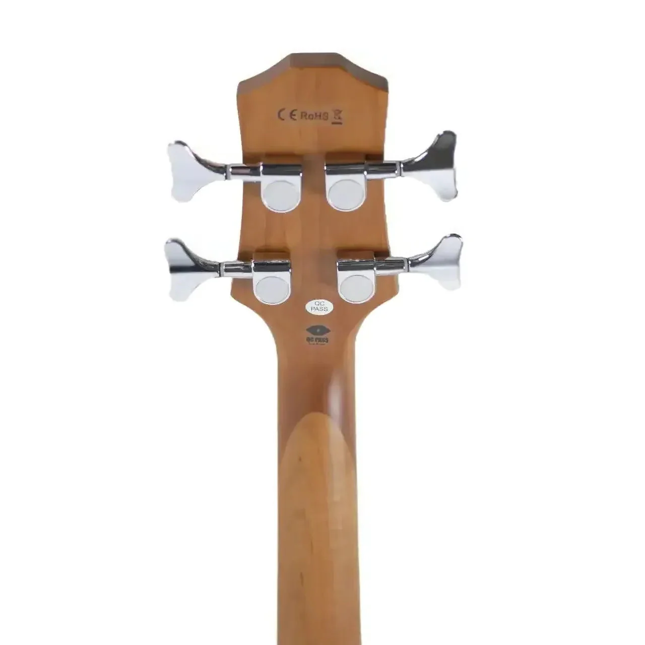 Flight TBL Transparent Blue Solid Body Mini Bass - Image 7