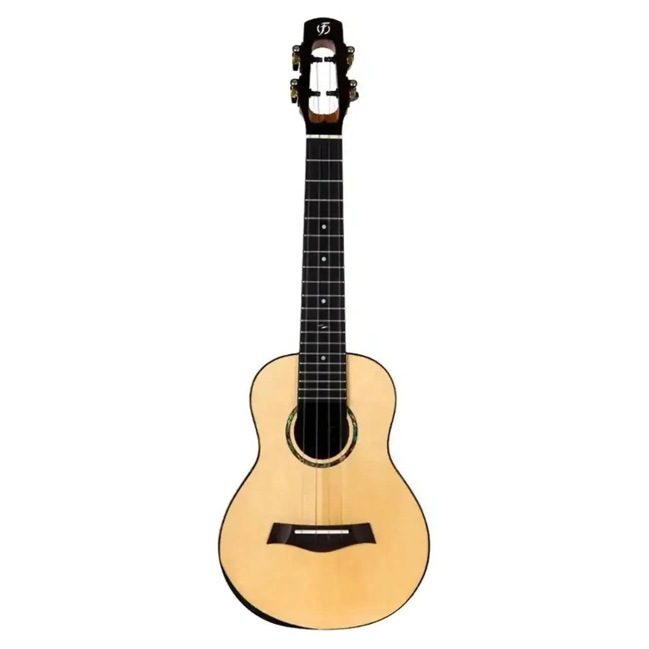 Flight Voyager EQ-A Solid Spruce Top Concert Ukulele w/ Pickup - Image 3