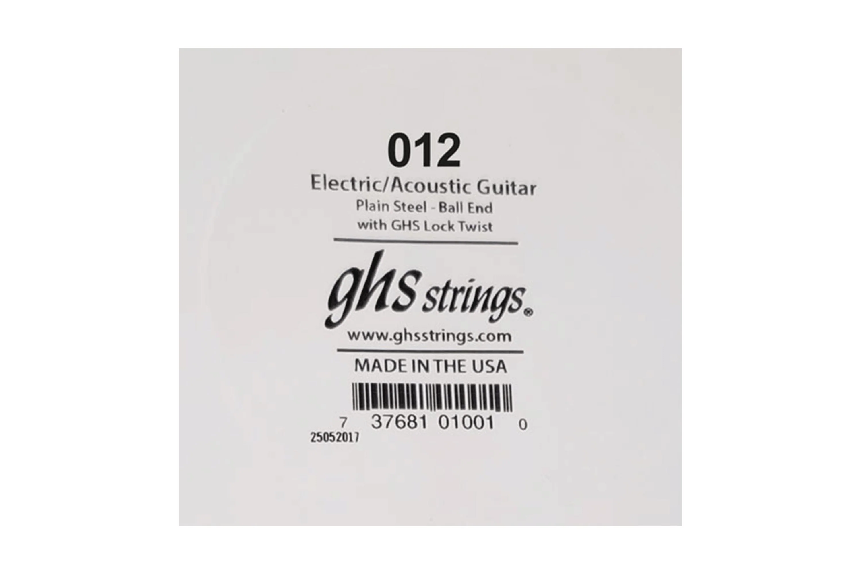 GHS-012 - Plain Steel String (SINGLE STRING)