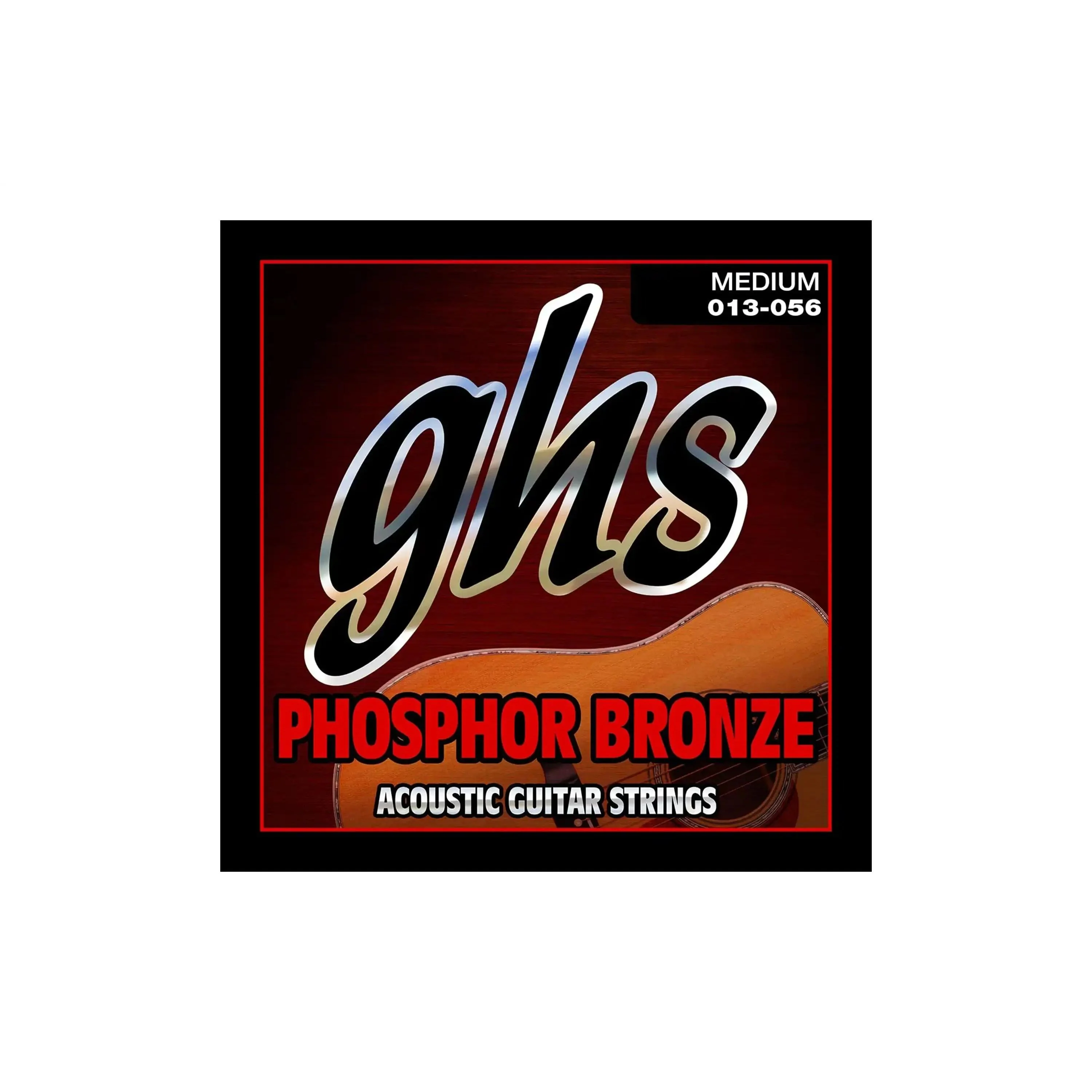 GHS S335 Phosphor Bronze Acoustic Guitar Strings - Medium .013-.056