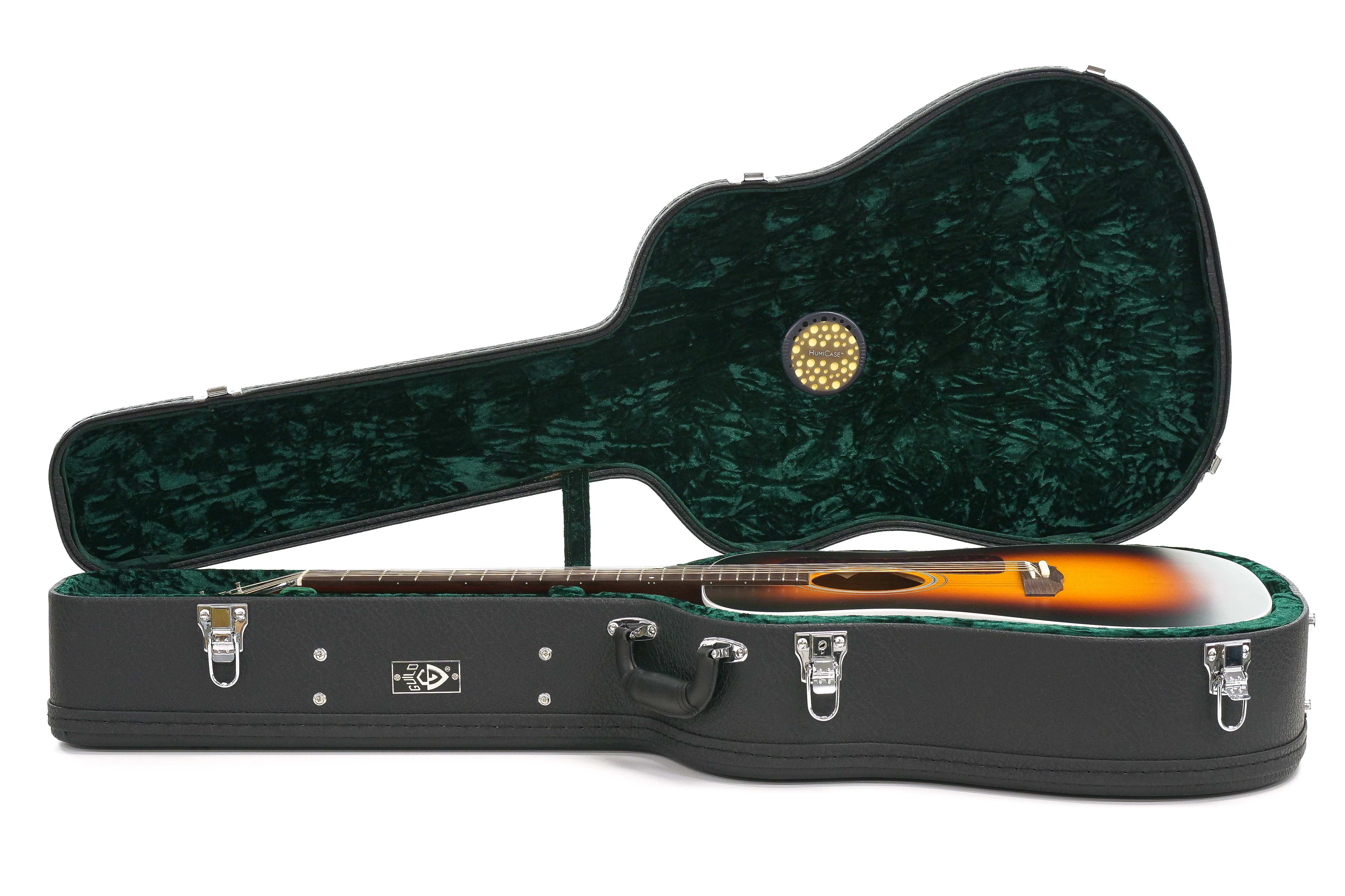 Guild D-40E Acoustic Electric Guitar - Antique Burst - Image 5