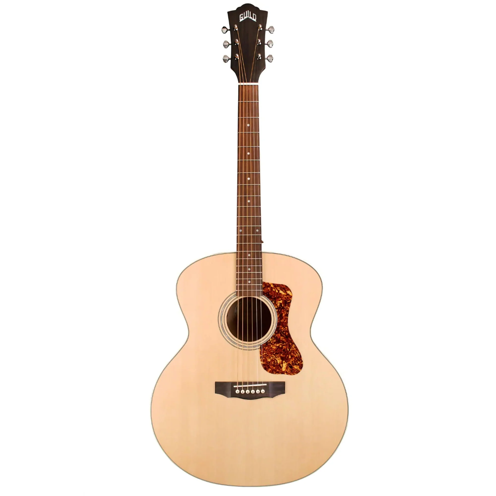 Guild F-240E Acoustic-Electric Jumbo Guitar - Natural - Image 3