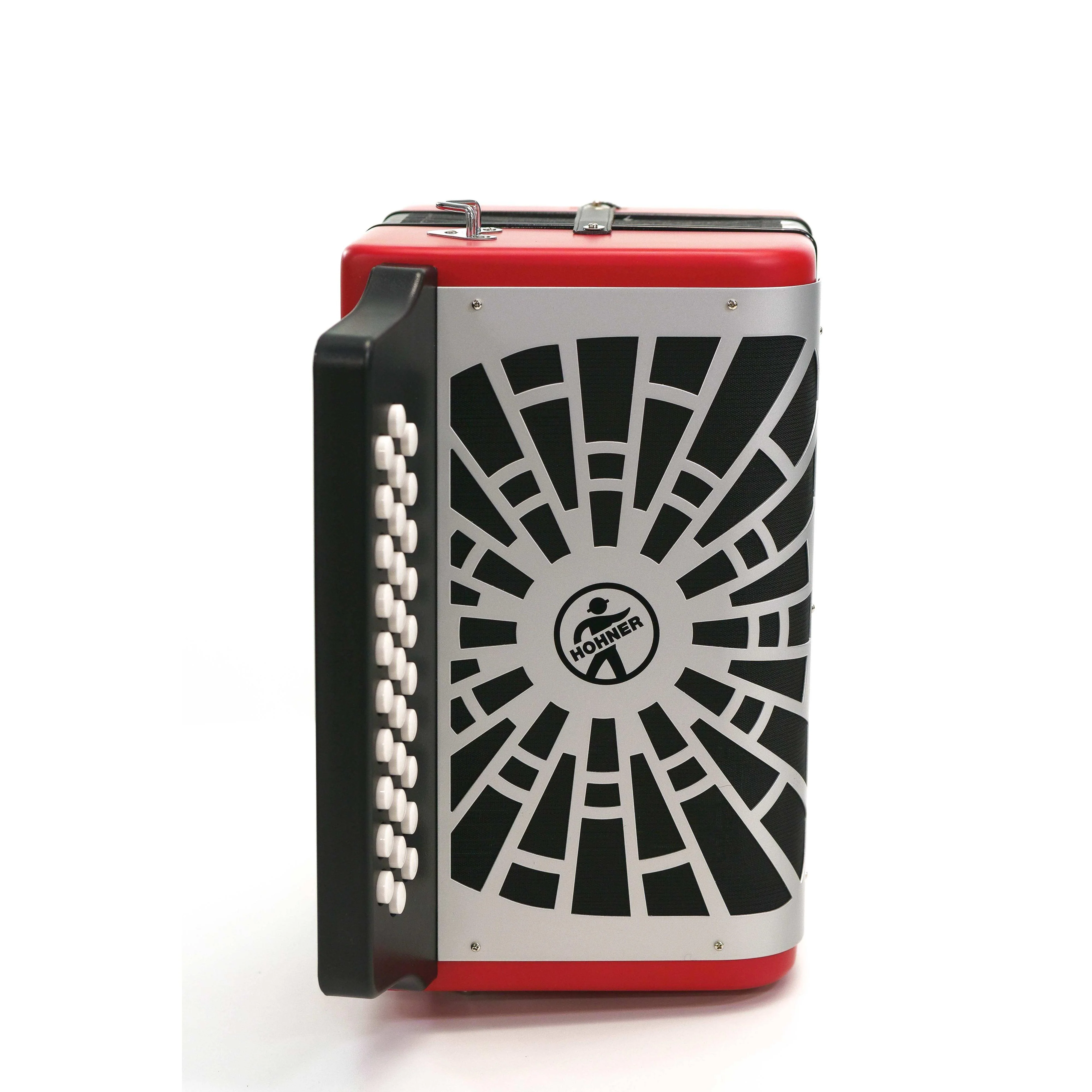 Hohner Compadre GCF Diatonic Red Accordion - Image 8