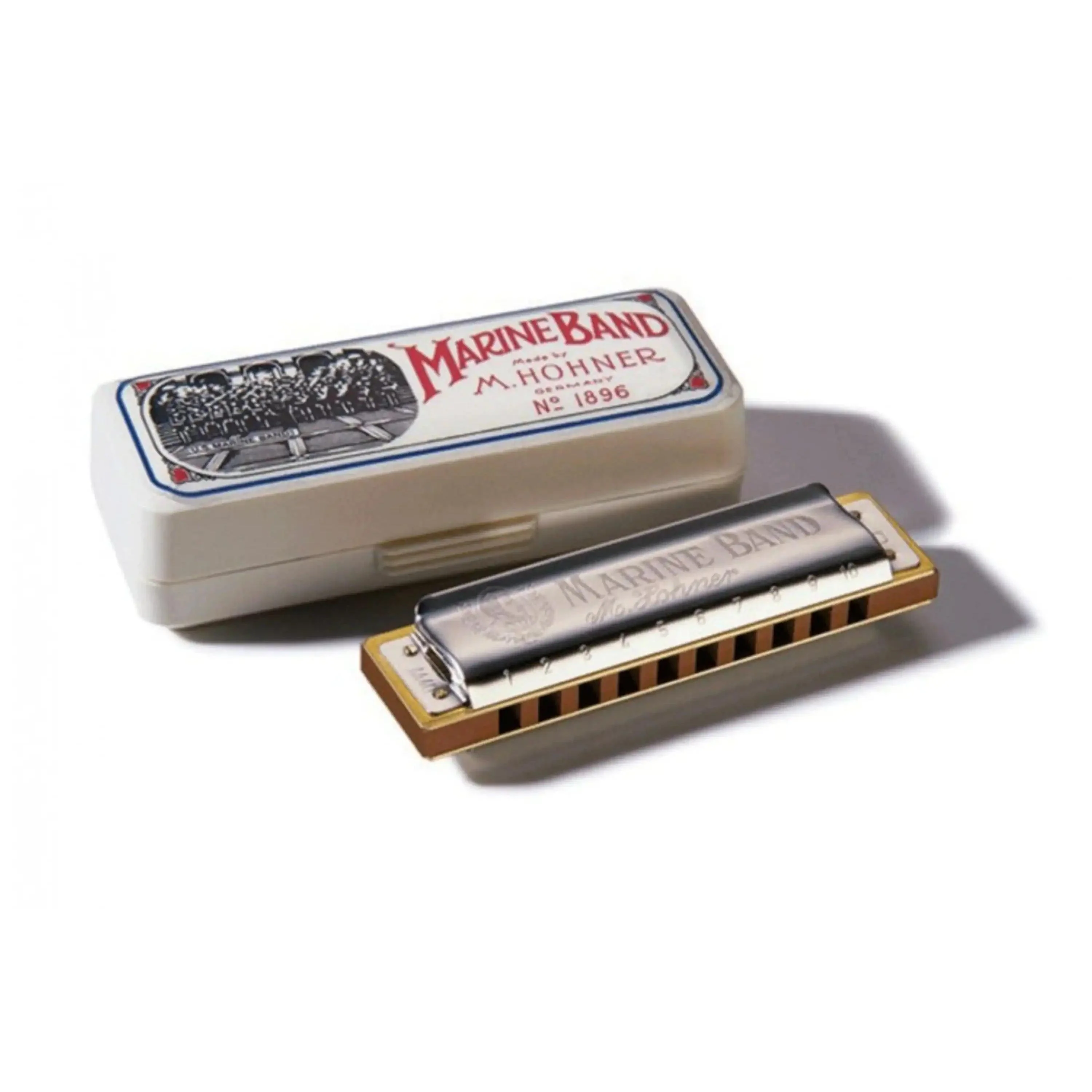 Hohner Marine Band 1896 Harmonica - Key of F - Image 4