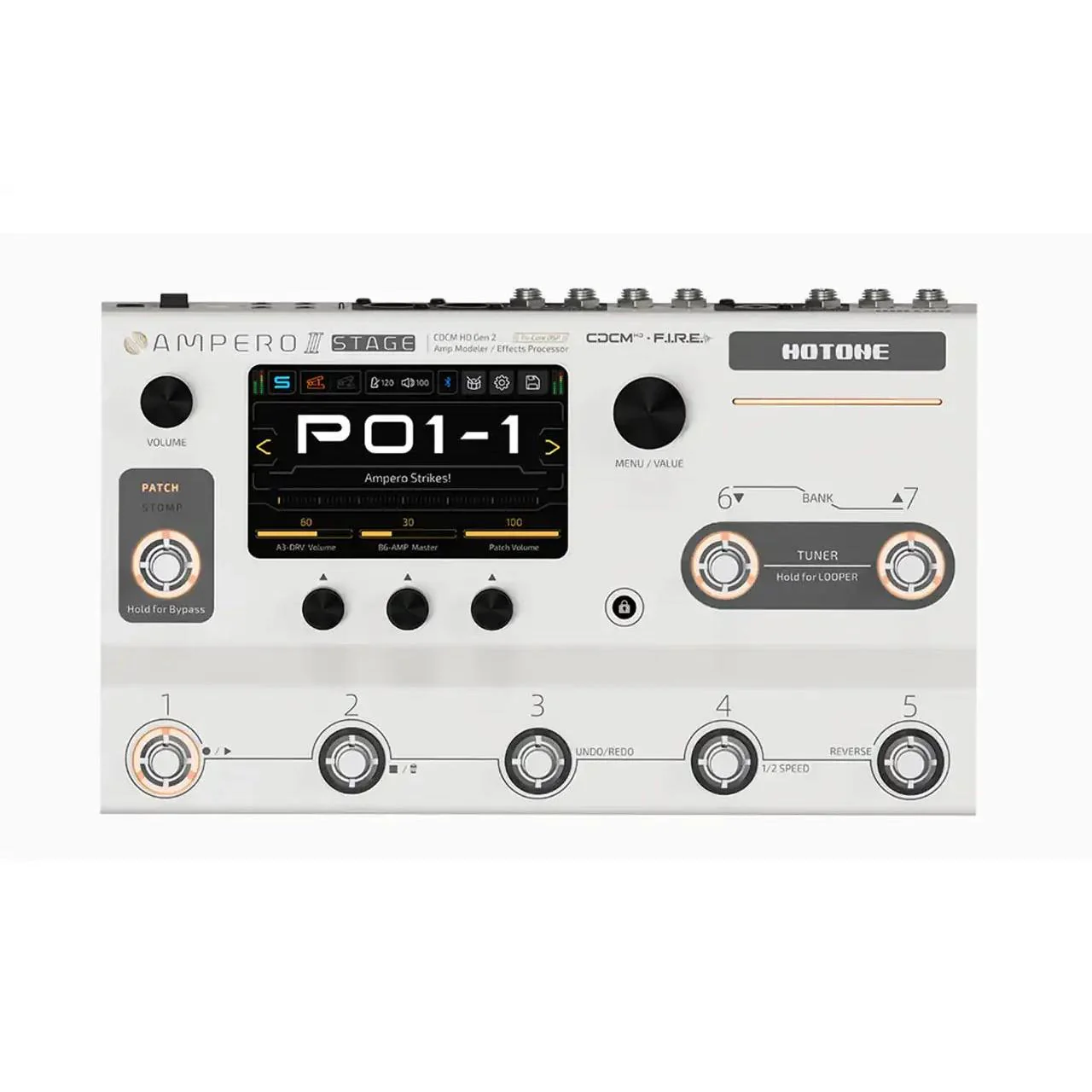 Hotone Ampero II MP-380 Stage Amp Modeler/Effects Processor