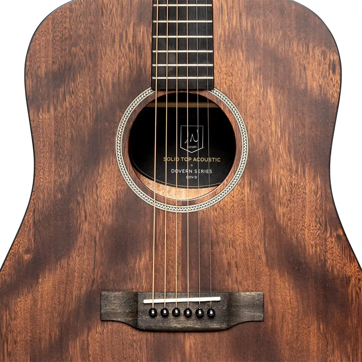 J.N Guitars DOV-D Mahogany Dreadnought Acoustic Guitar - Image 4