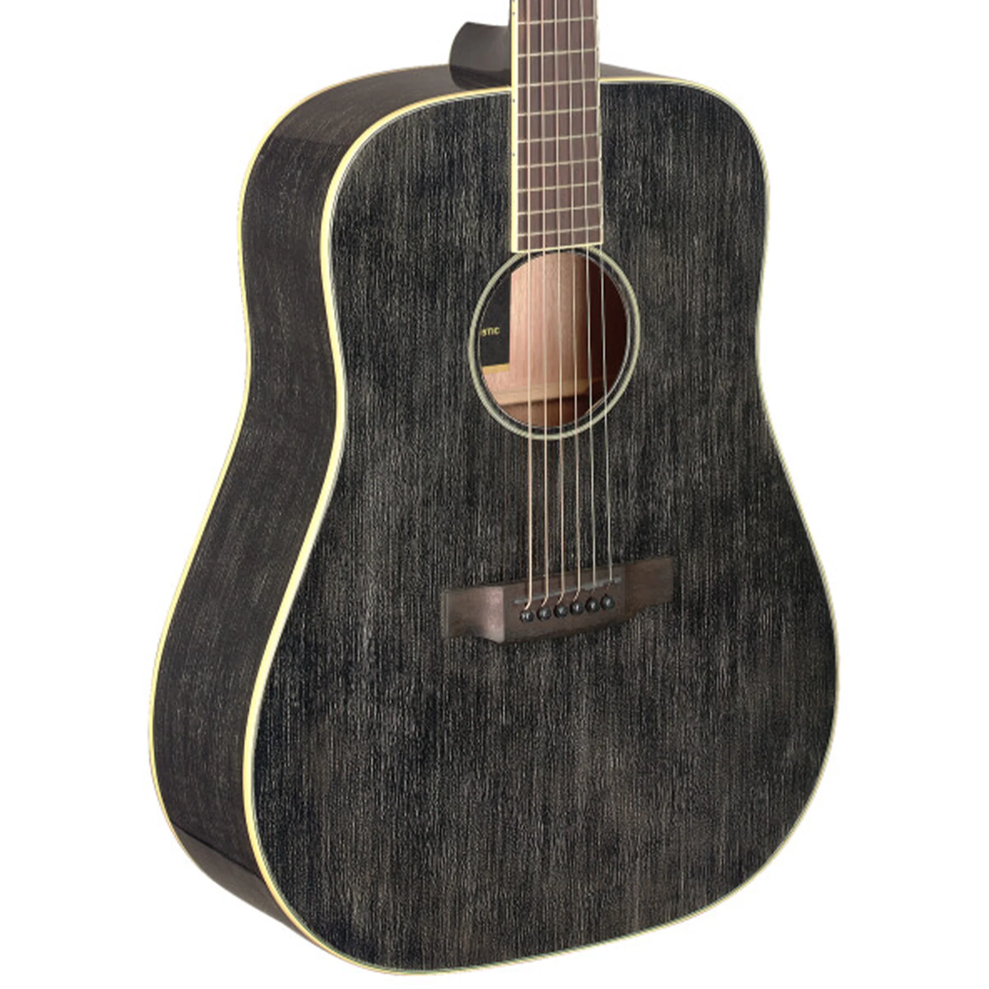 J.N Guitars YAK-D Yakisugi Series Acoustic Dreadnought Guitar
