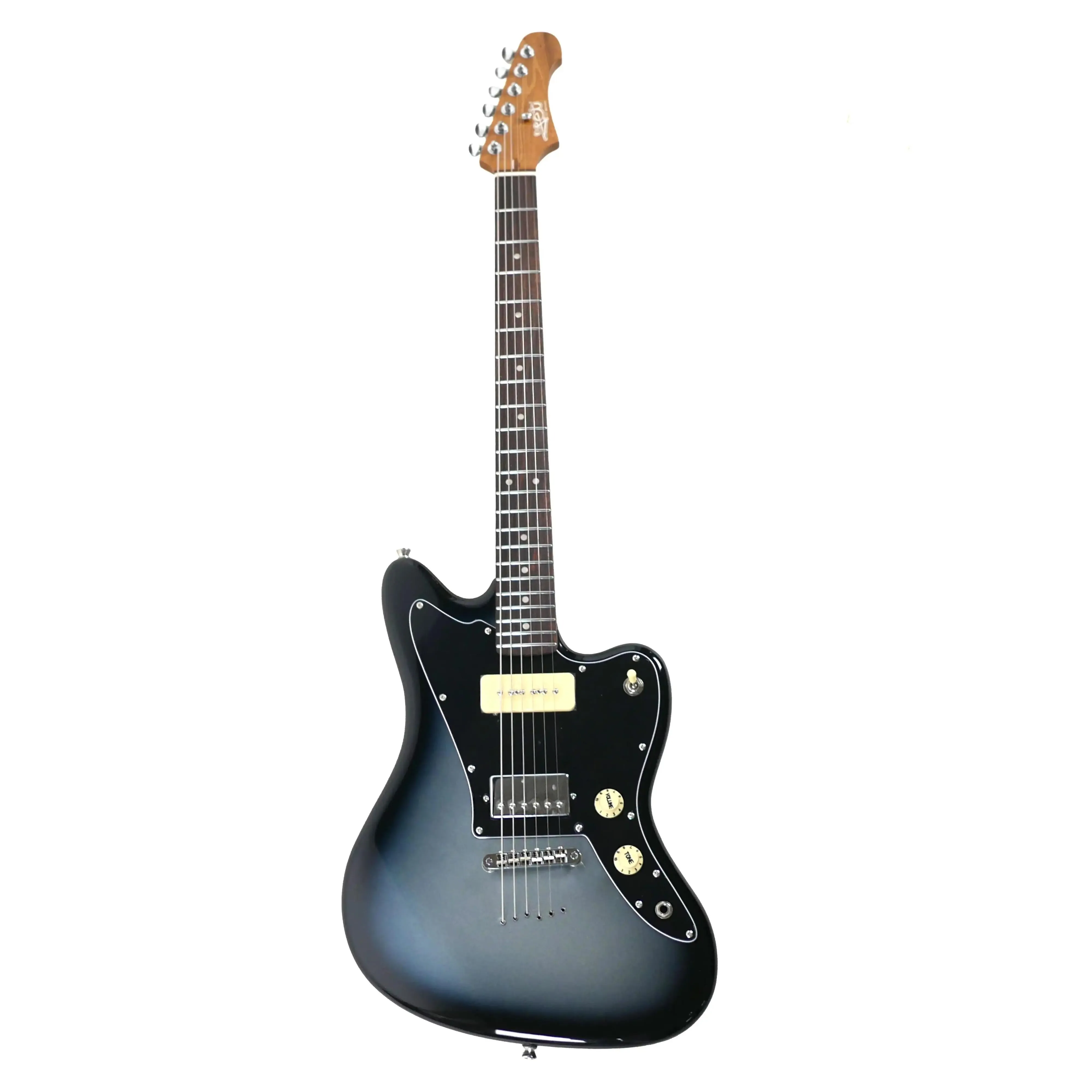 Jet JJ-350 MB Baritone Moonburst Solid Body Electric Guitar - Image 4
