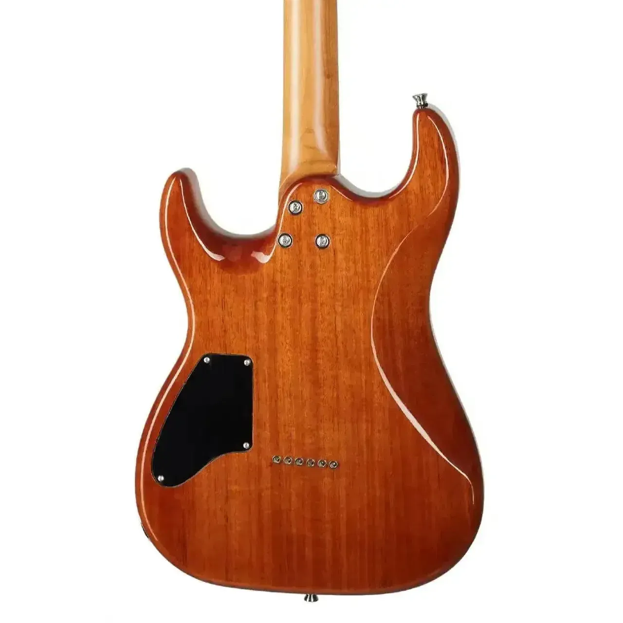 Jet JS-1000 QTBL Quilted Transparent Blue Solid Body Stratocaster Electric Guitar - Image 2