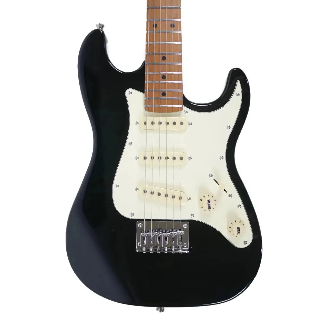 Jet JS-300 MINI BK Black Solid Body Stratocaster Electric Guitar