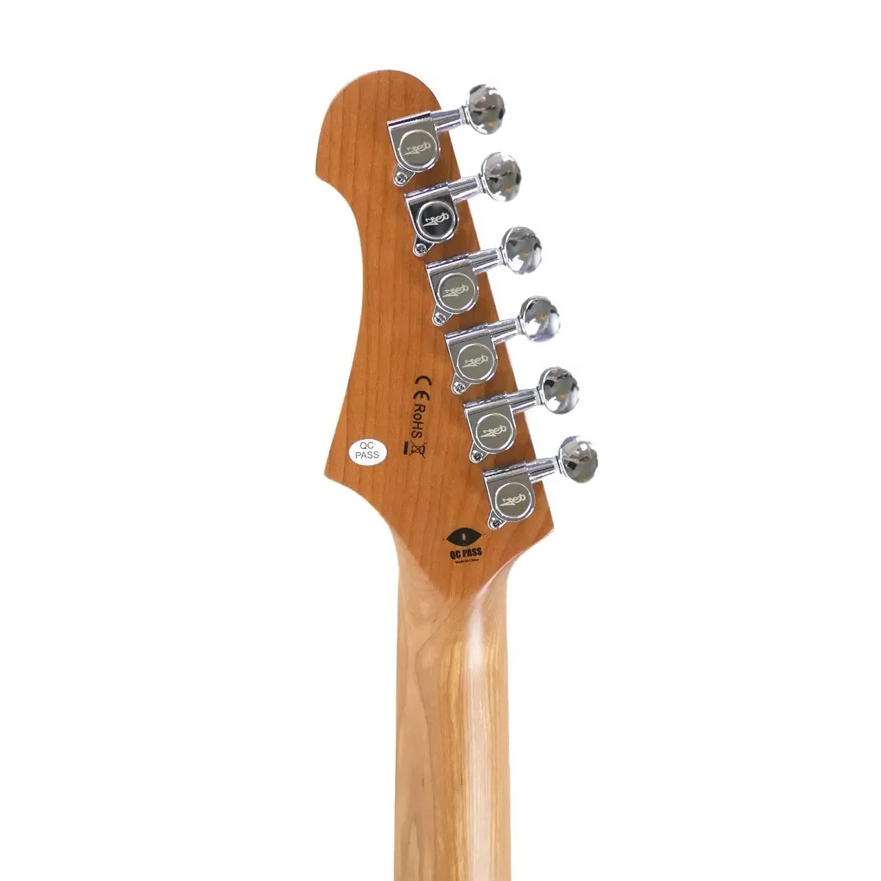 Jet JS-300 MINI BK Black Solid Body Stratocaster Electric Guitar - Image 6