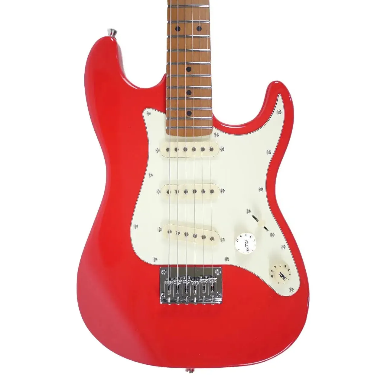 Jet JS-300 MINI RD Red Solid Body Stratocaster Electric Guitar