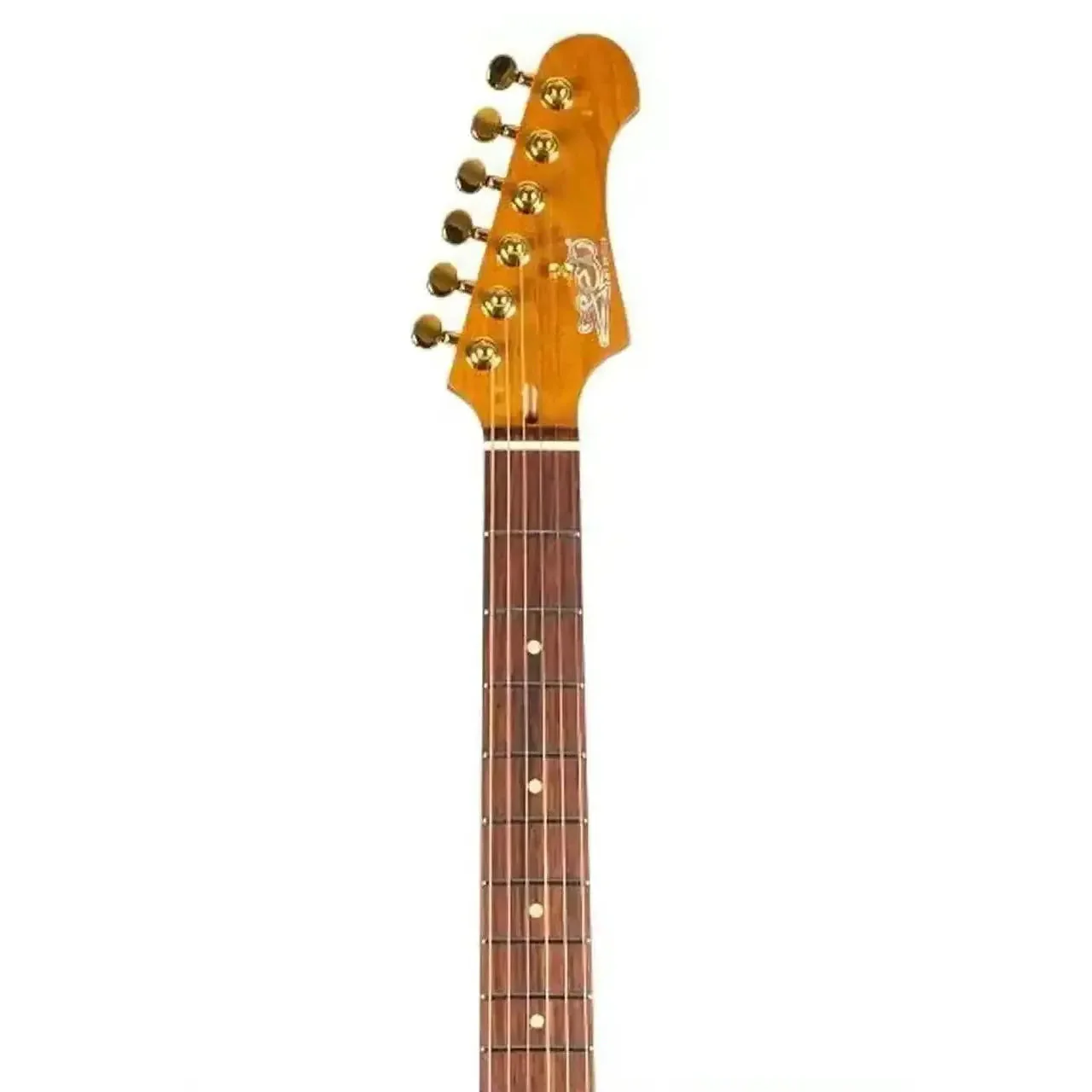 Jet JS-380 BK G Black Solid Body Stratocaster Electric Guitar - Image 4