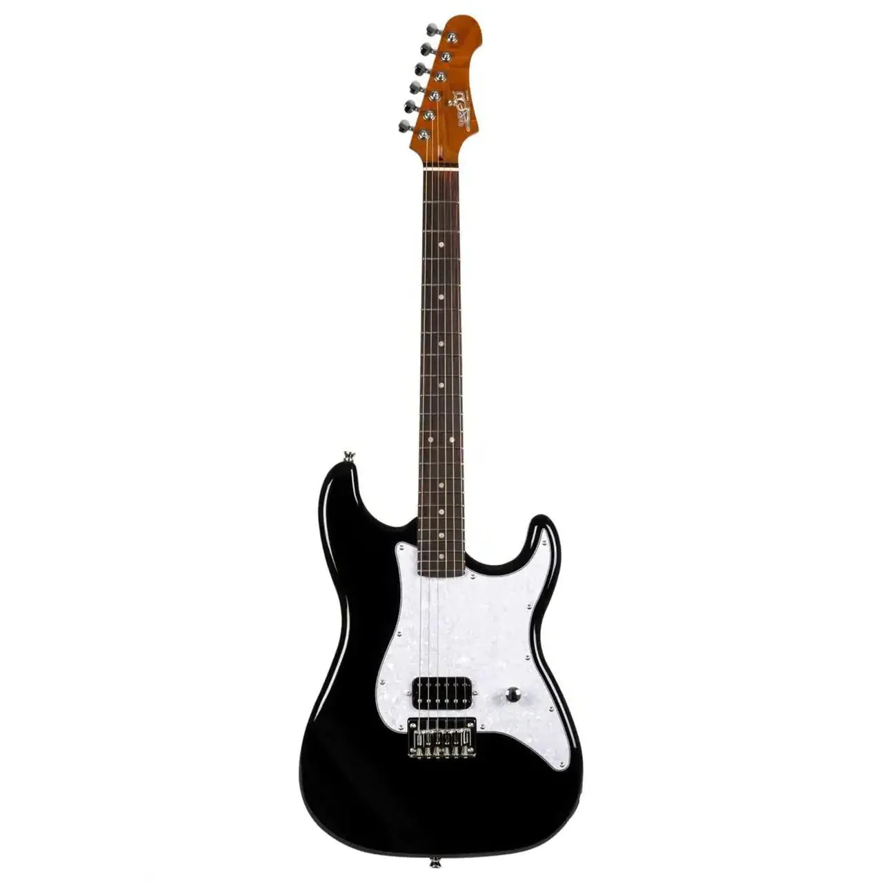 Jet JS-400 HT BK Black Solid Body Stratocaster Electric Guitar - Image 3