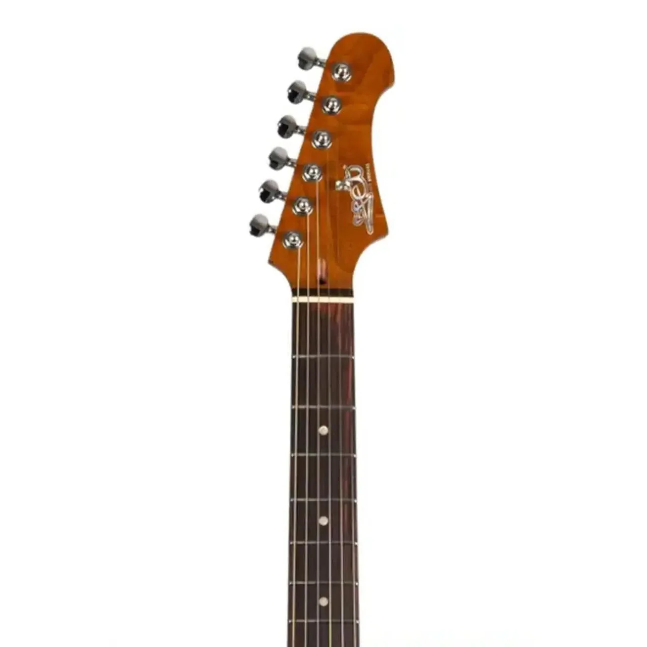 Jet JS-400 HT BK Black Solid Body Stratocaster Electric Guitar - Image 4