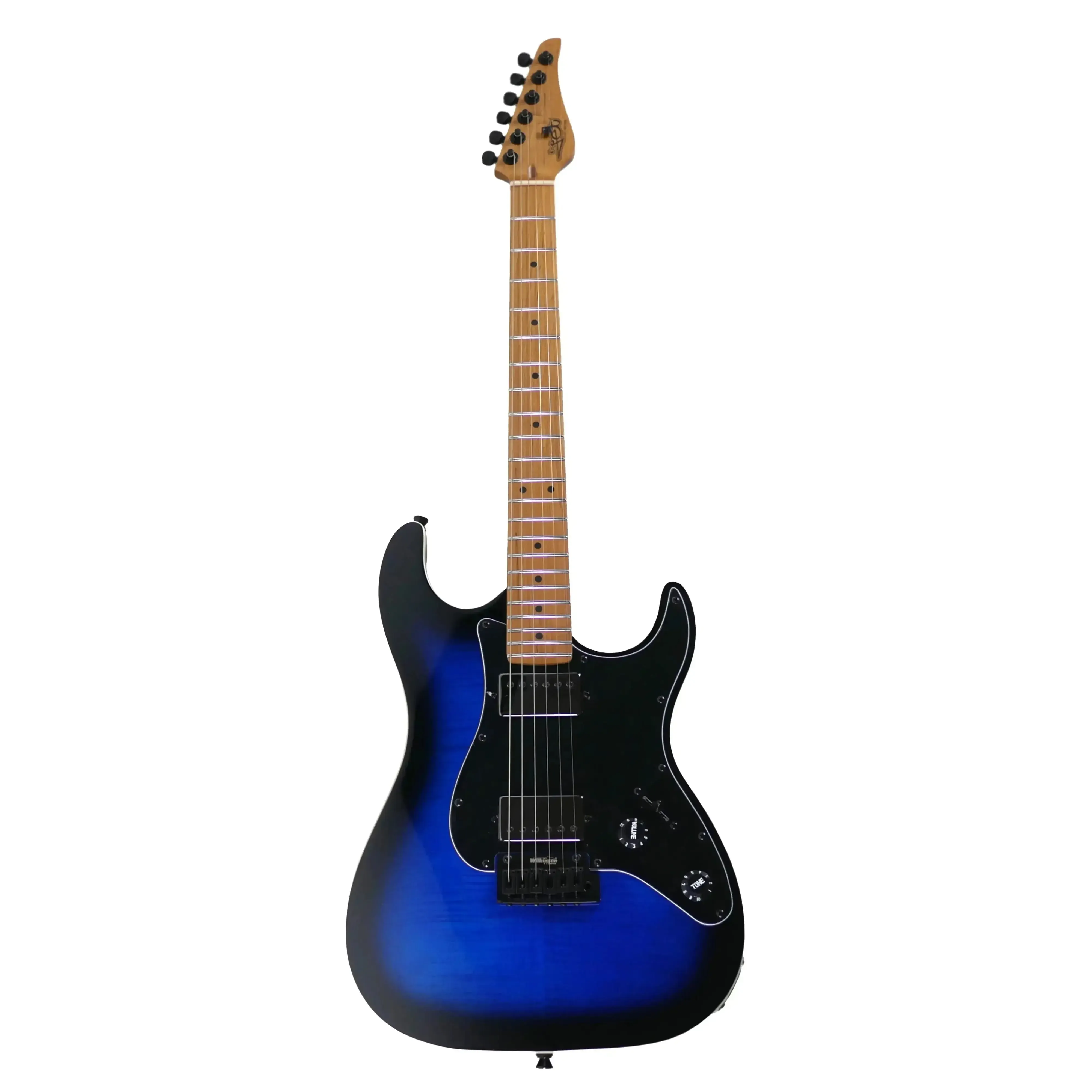 Jet JS-450 BLB Blue Burst Solid Body Stratocaster Electric Guitar - Image 4