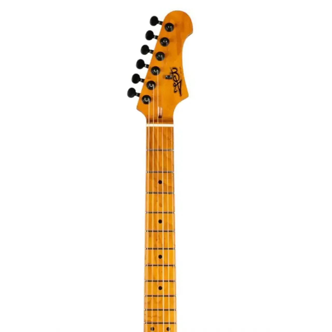 Jet JS-500 MGR Satin Green Solid Body Stratocaster Electric Guitar - Image 4