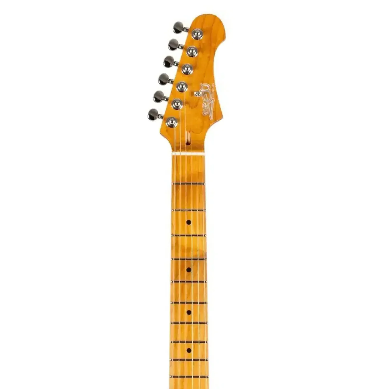 Jet JS-600 TGR Transparent Green Solid Body Stratocaster Electric Guitar - Image 4