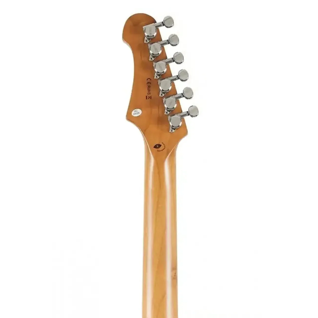 Jet JS-600 TRS Transparent Red Solid Body Stratocaster Electric Guitar - Image 5