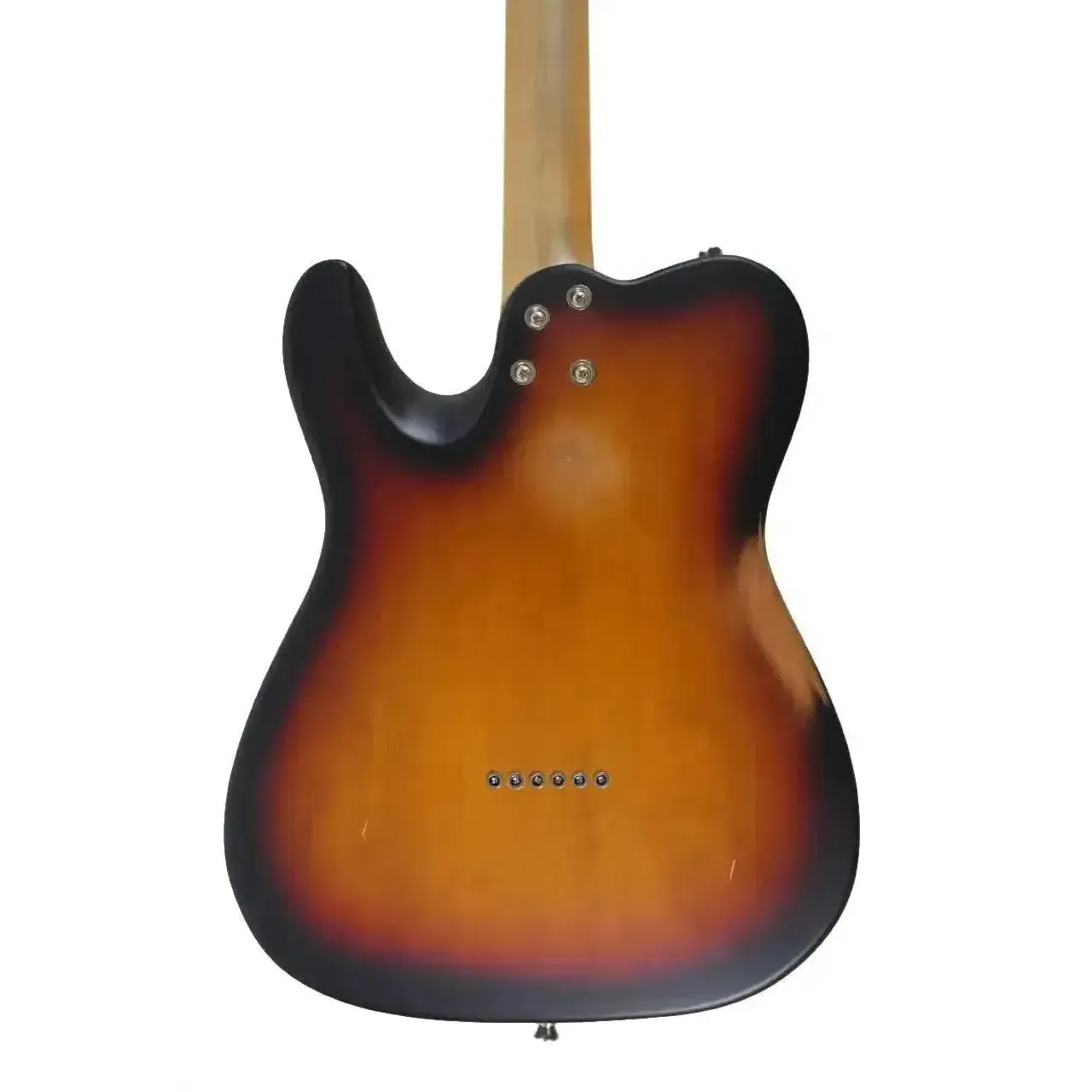 Jet JT-350-RLC Sunburst Distressed Telecaster Electric Guitar - Image 2