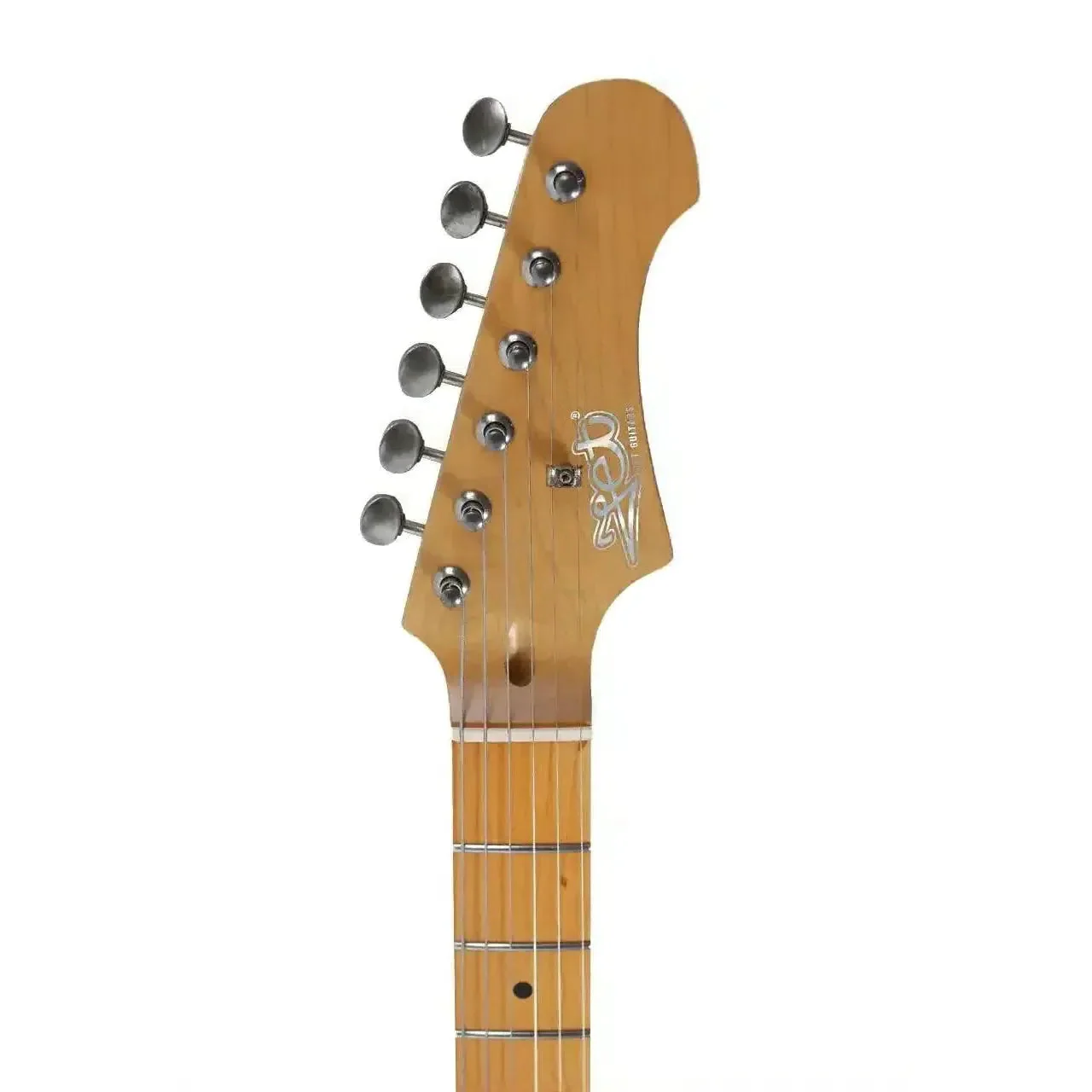 Jet JT-350-RLC Sunburst Distressed Telecaster Electric Guitar - Image 5