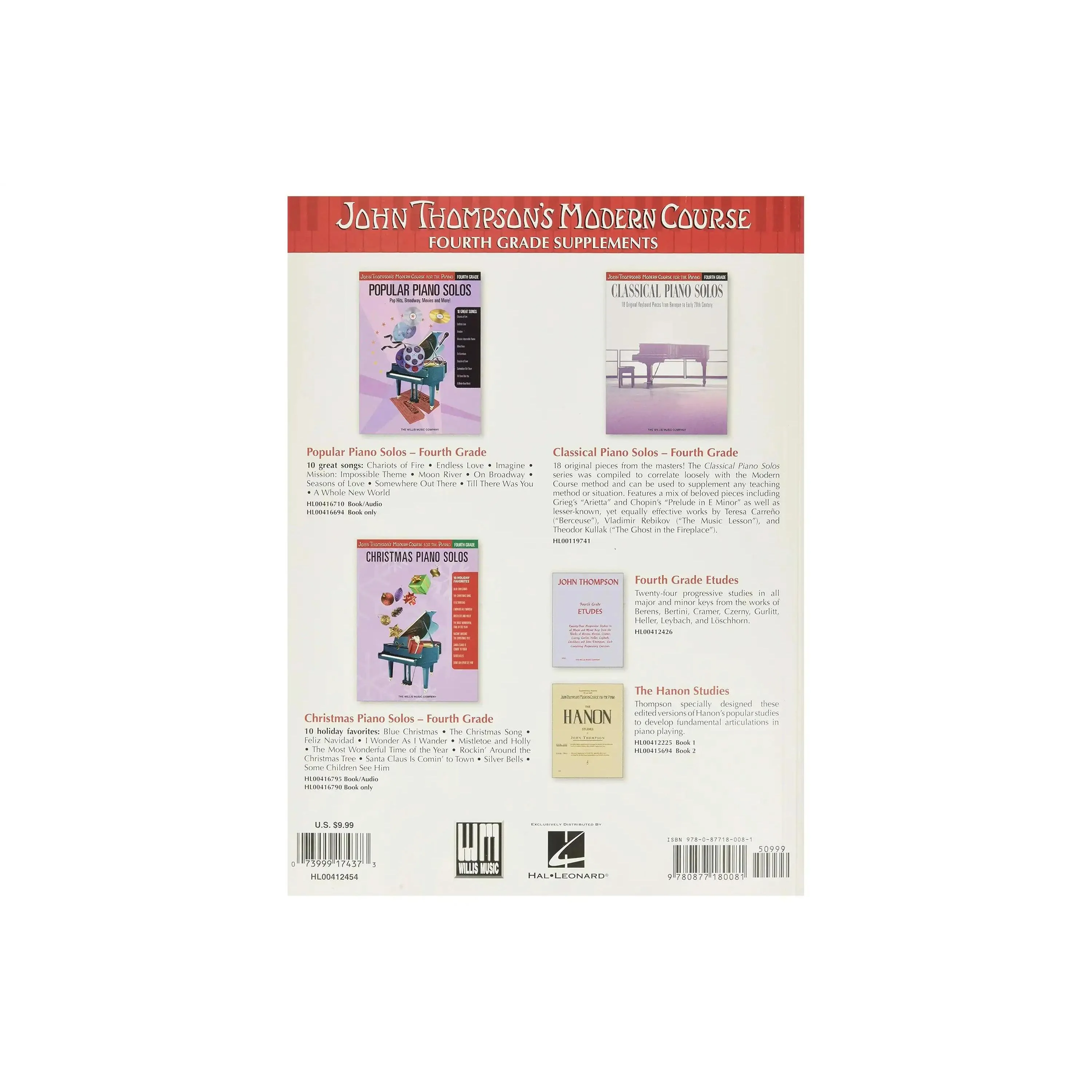 John Thompson's Modern Course For The Piano - Fourth Grade (Book Only) - Image 2