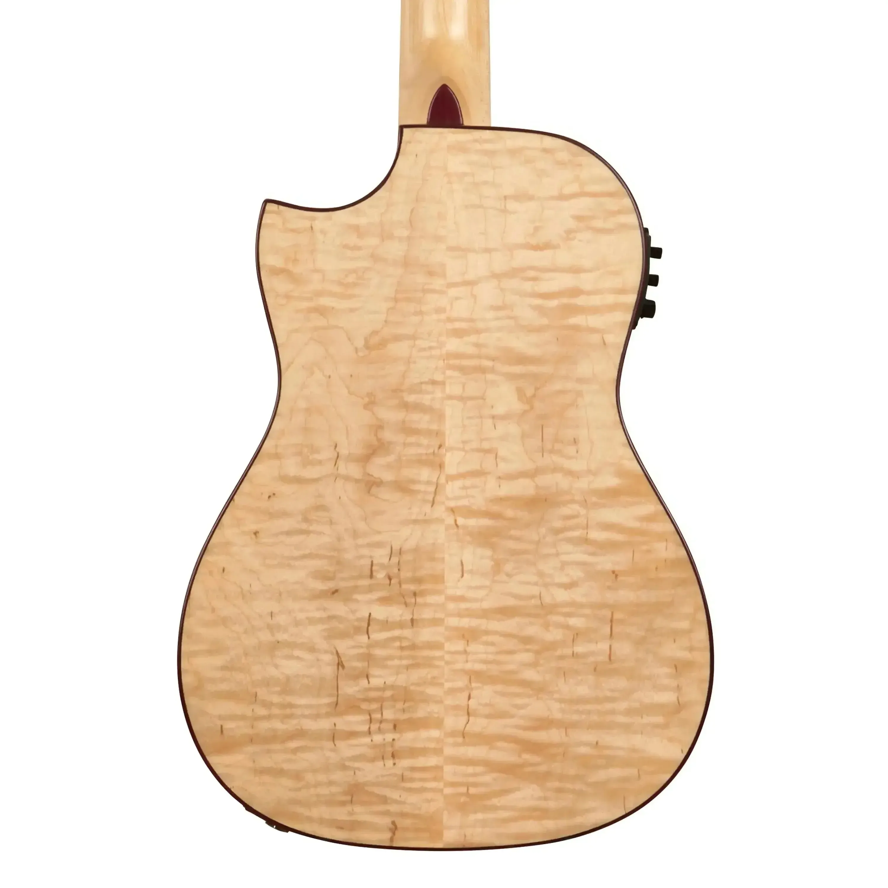 Kala ASFM-B-CE Solid Flamed Maple Baritone Ukulele w/ EQ - Image 2