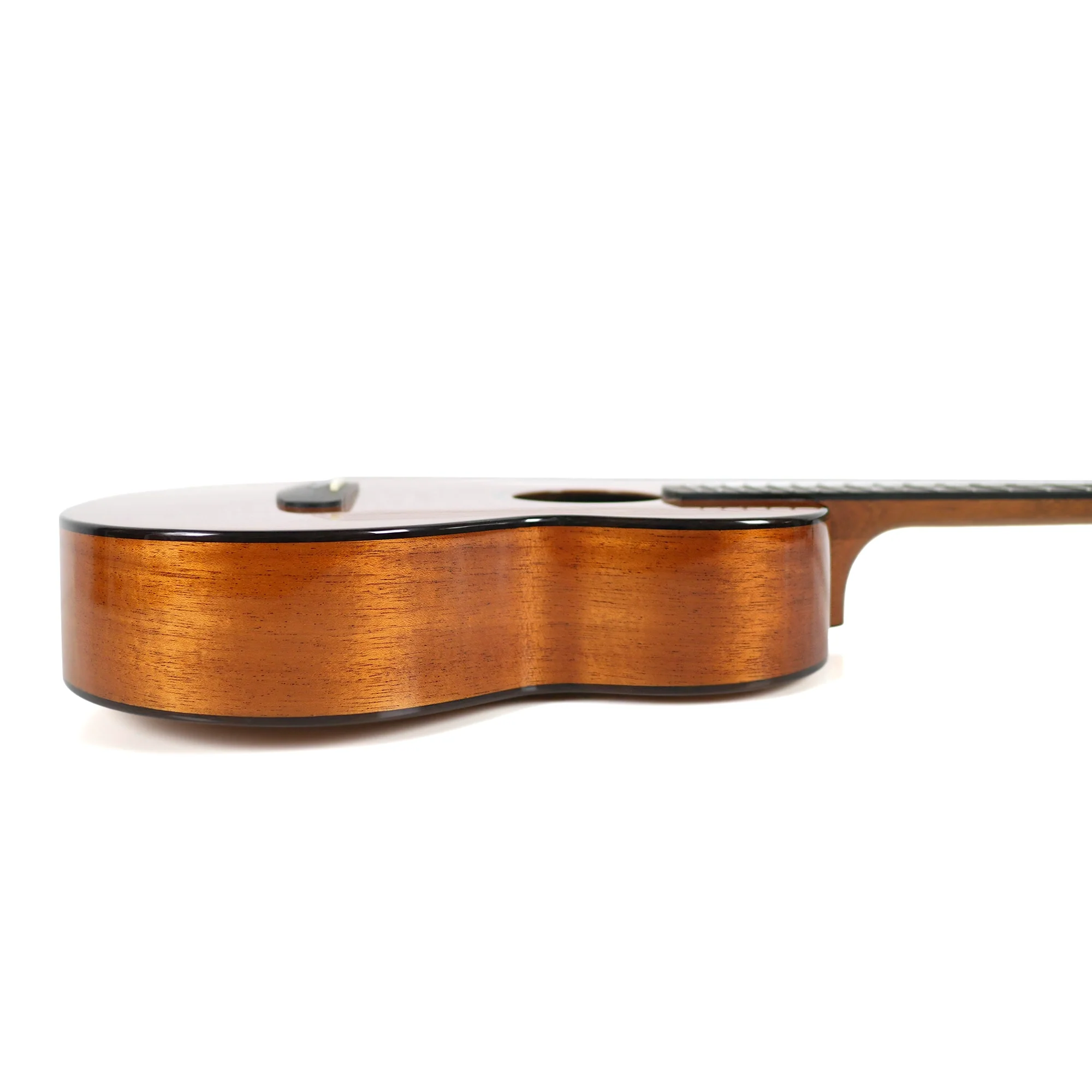 Kala CT-SMH-BG Contour Series Solid Mahogany Baritone Ukulele - Image 3