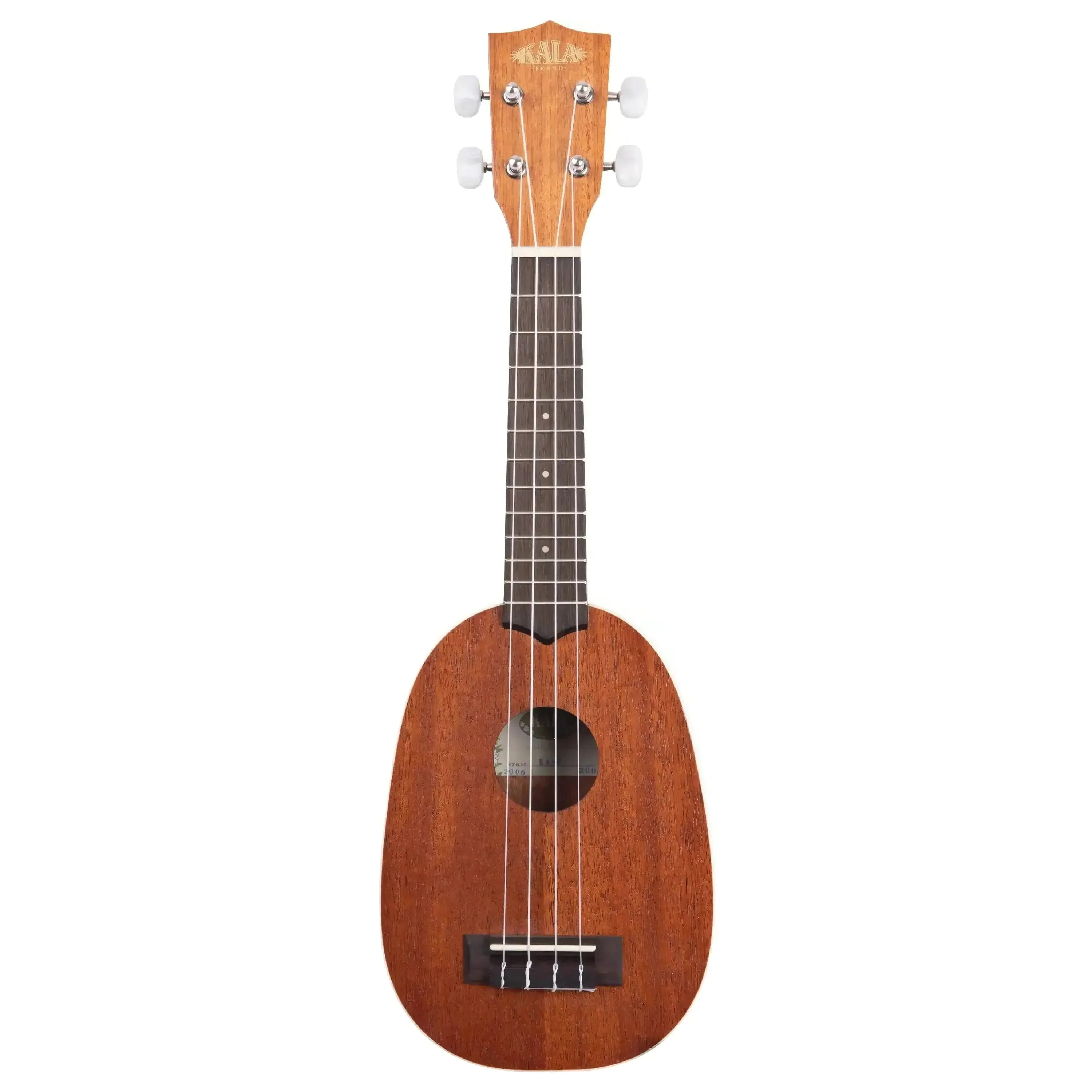 Kala KA-P Satin Mahogany Pineapple Soprano Ukulele - Image 3