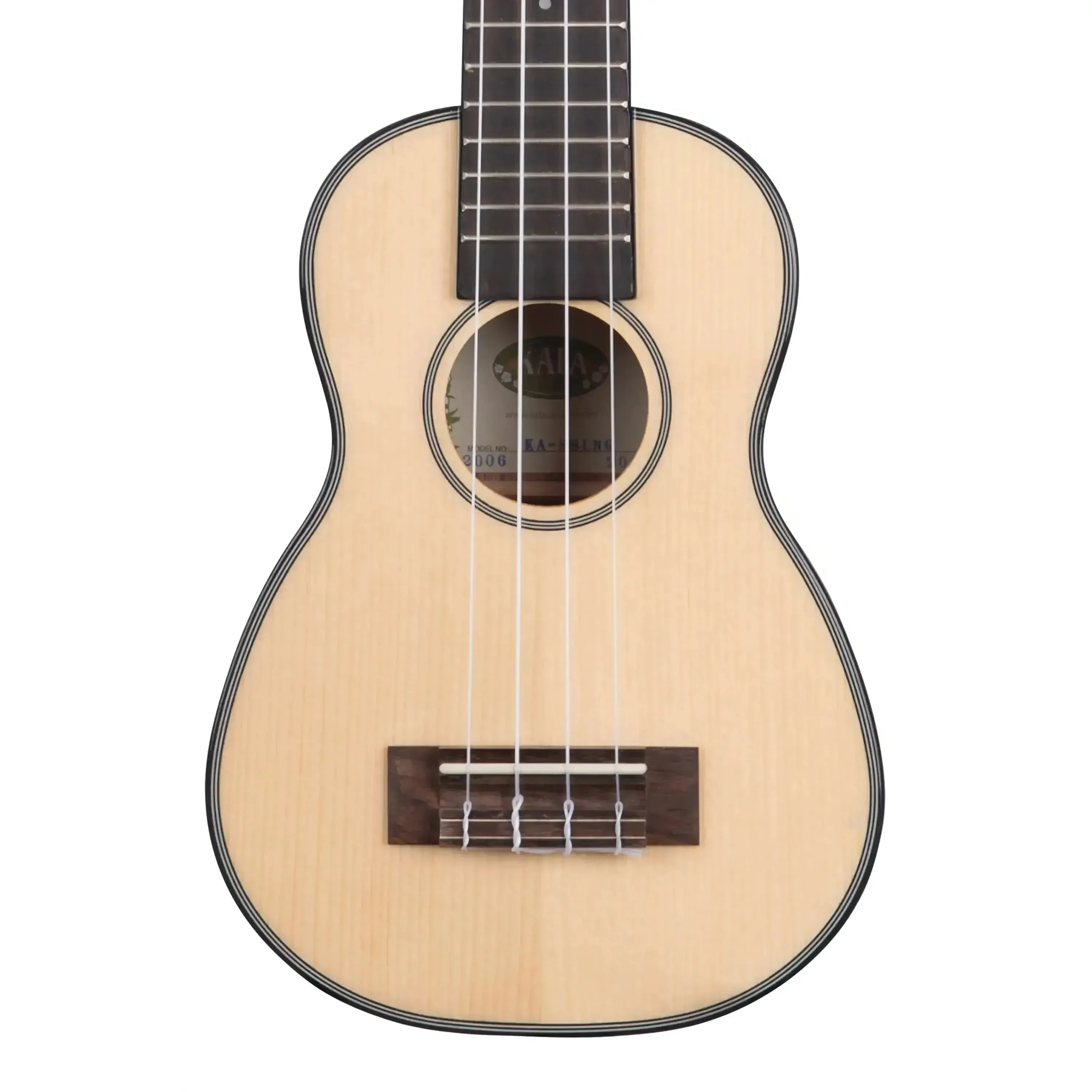 Kala KA-SSLNG Solid Spruce Top Longneck Soprano Ukulele