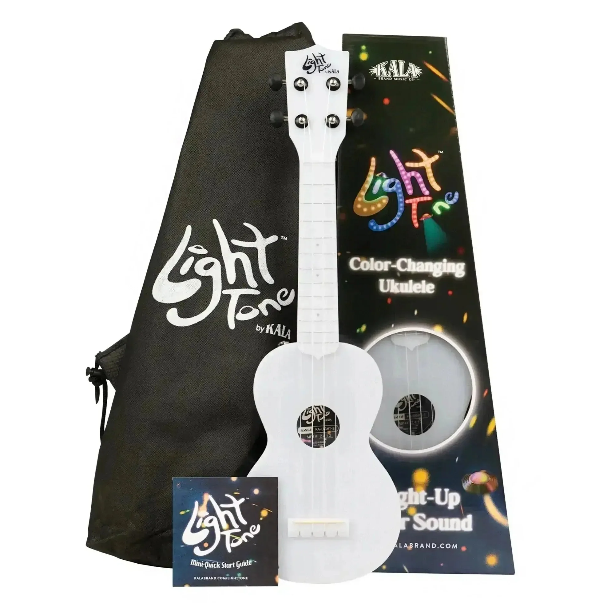 Kala LIGHT-S Light Tone Color-Changing Soprano Ukulele