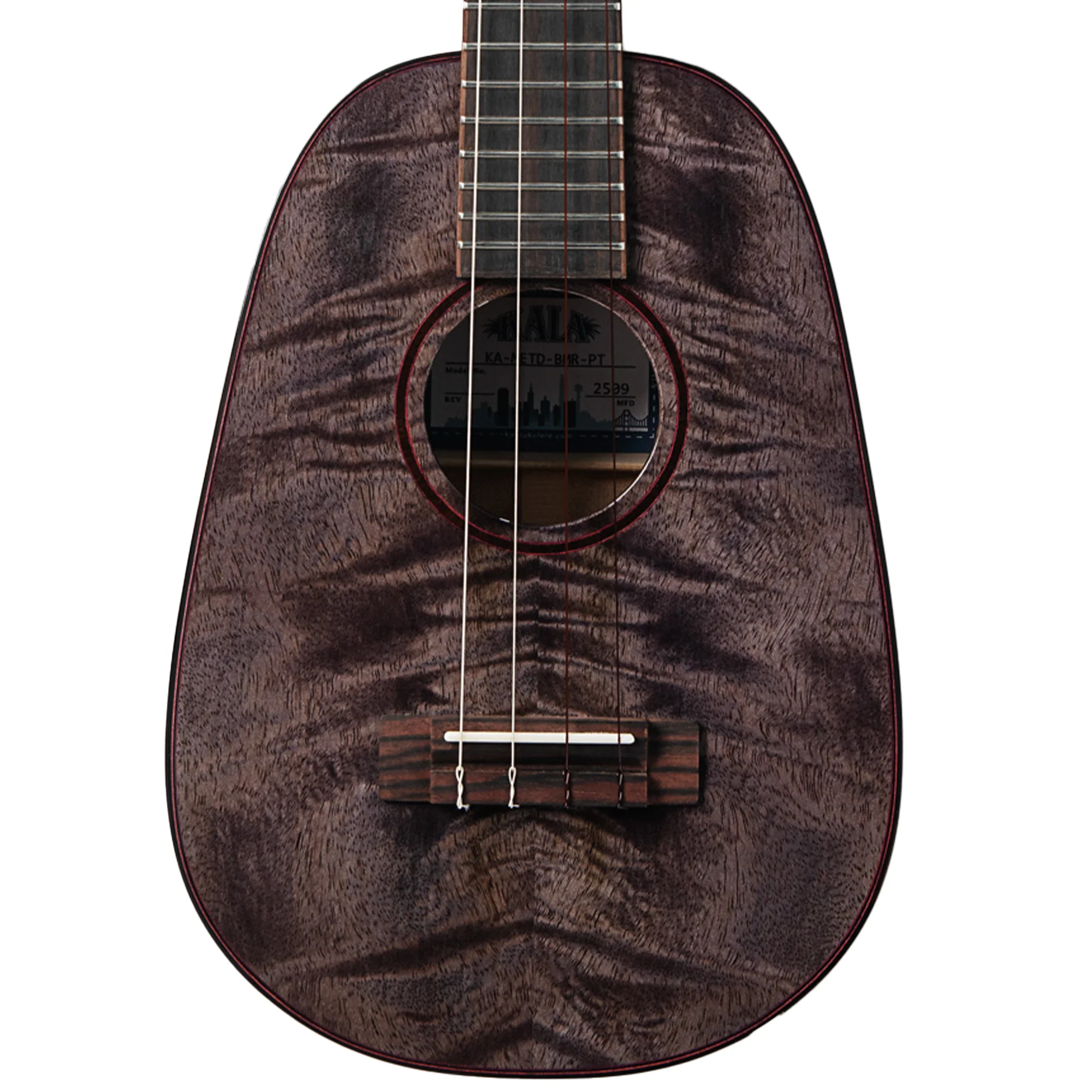 Kala METD-BMR-PT Metropolitan Deluxe Black Night Mango Pineapple Tenor Ukulele