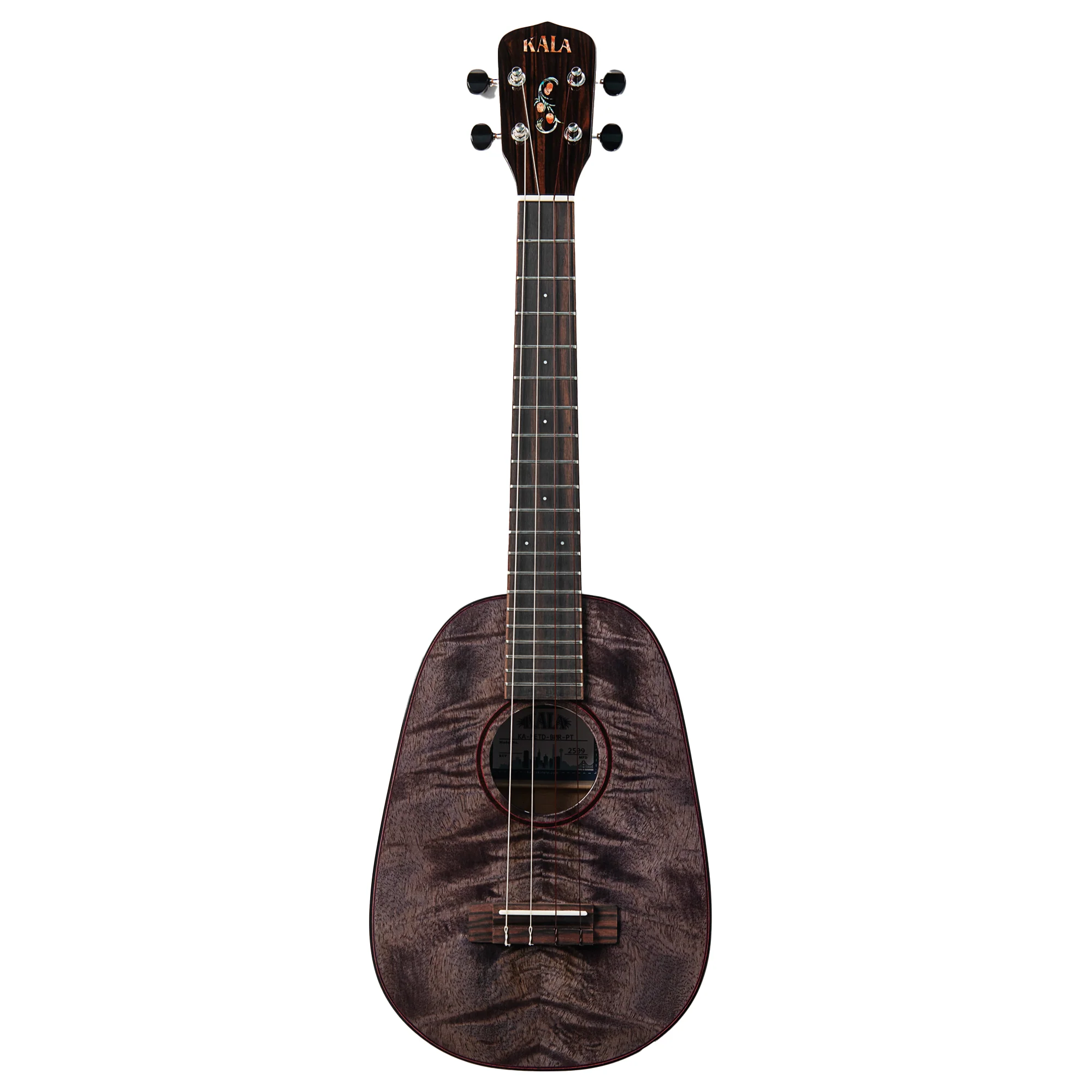Kala METD-BMR-PT Metropolitan Deluxe Black Night Mango Pineapple Tenor Ukulele - Image 5