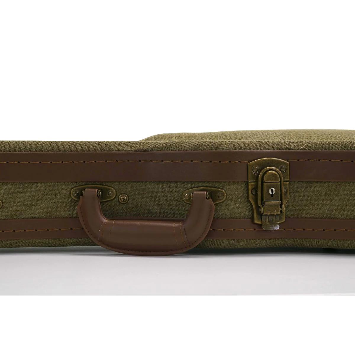 Uke Like The Pros OTT-AT Olive Tweed Archtop Tenor Ukulele Hardshell Case - Image 9