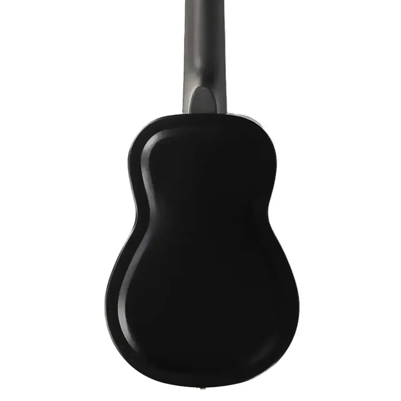 Kala RES-MBK-B-E Resonator Matte Black Baritone Ukulele w/ Pickup - Image 2