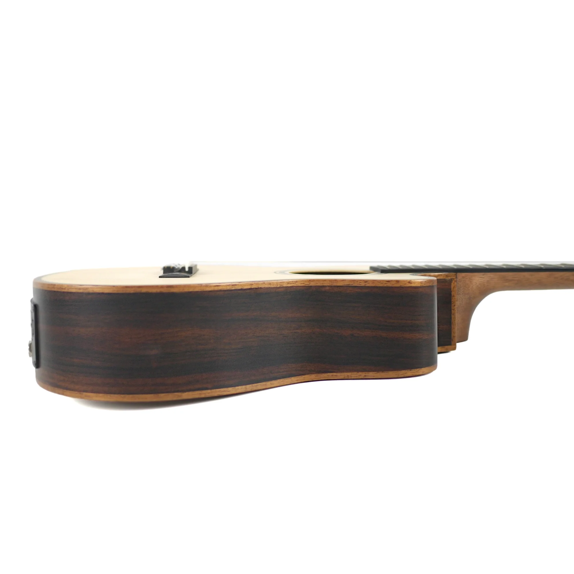 Kala SSEBY-B-CE Solid Spruce Top Baritone Ukulele w/ Pickup - Image 3