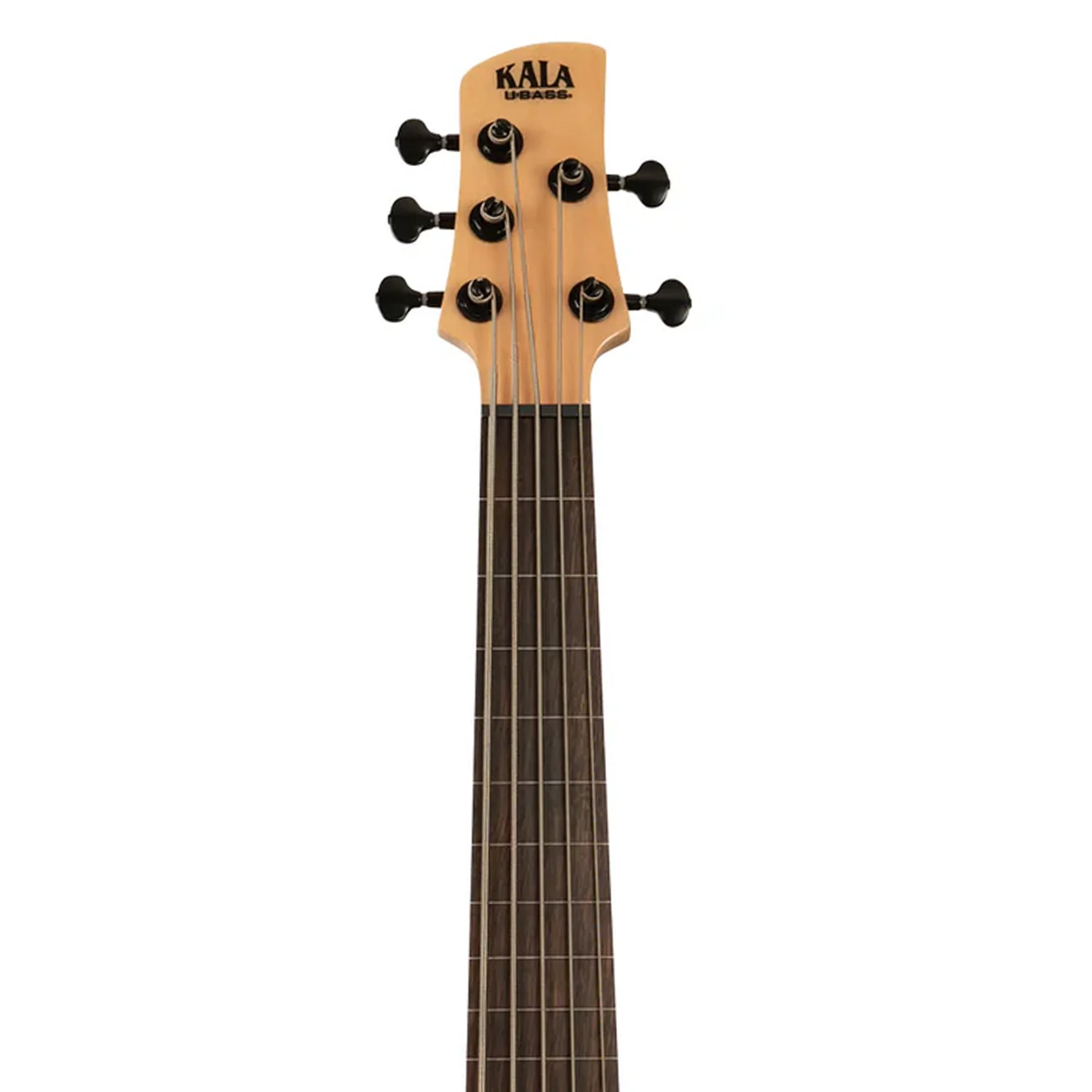 Kala UBASS-SB5-CR-FL Sweet Cream Solid Body 5-String Fretless U•BASS - Image 5