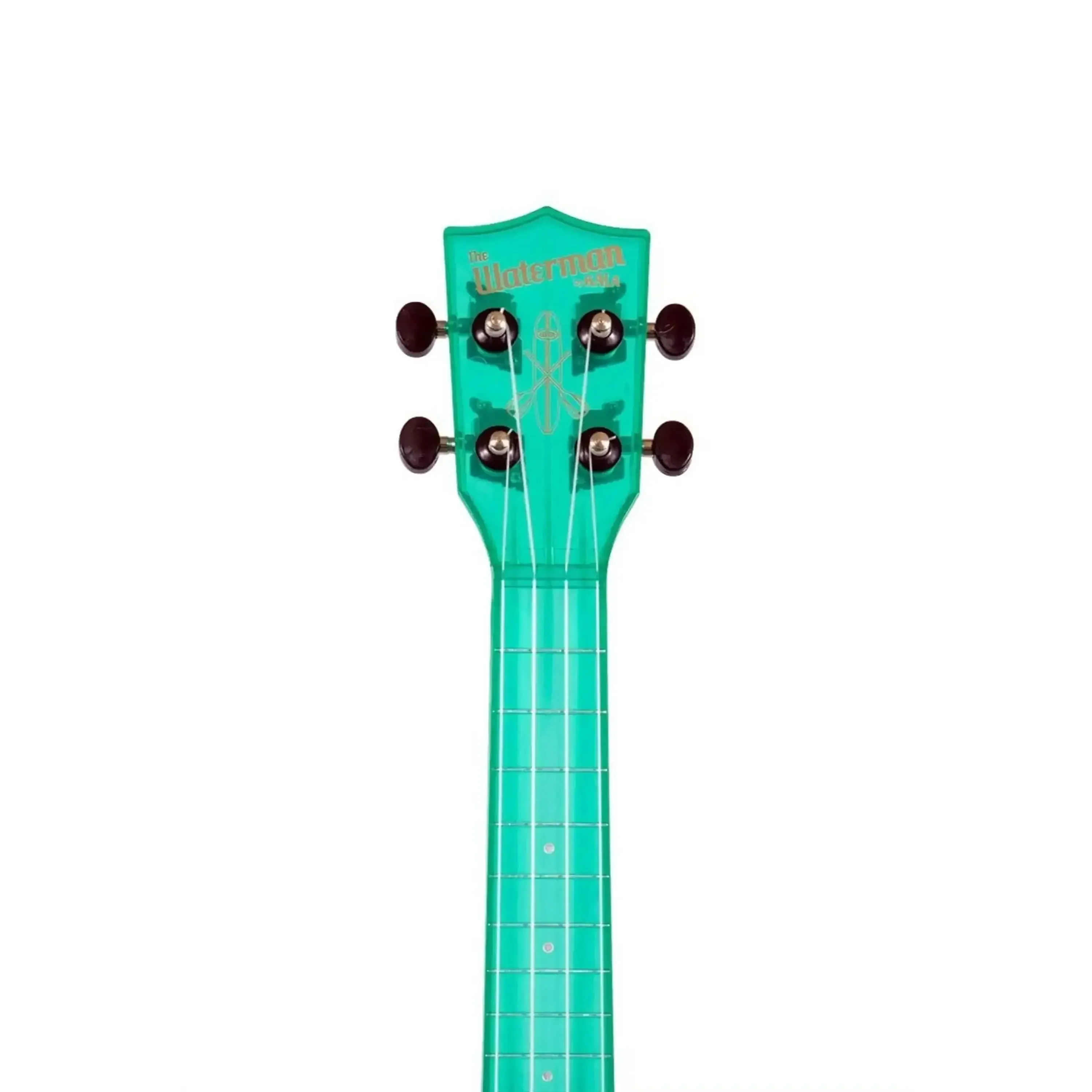 Kala SWF-BL Waterman Fluorescent Blue Raspberry Soprano Ukulele - Image 4