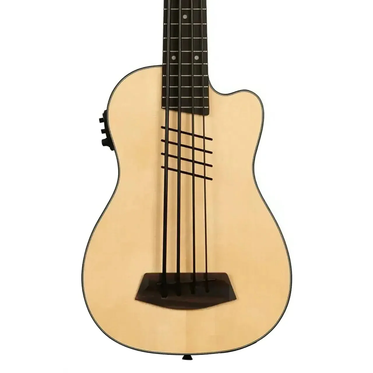 Kala UBASS-HH-SSMHG-FS Hutch Hutchinson Signature Solid Spruce Top Acoustic-Electric U•BASS
