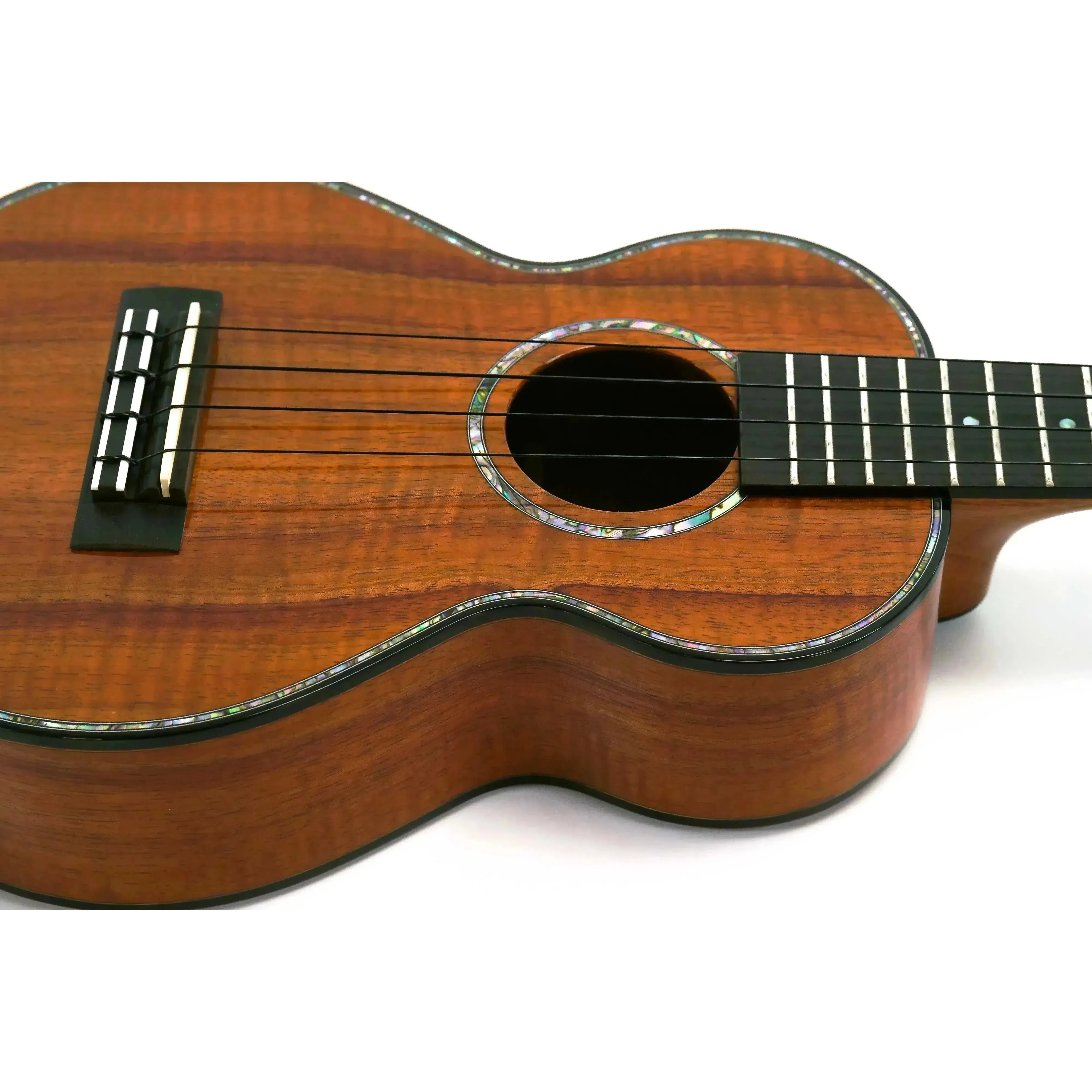 Kamaka HF-2-D2 Solid Deluxe Hawaiian Curly Koa Concert Ukulele - Image 3