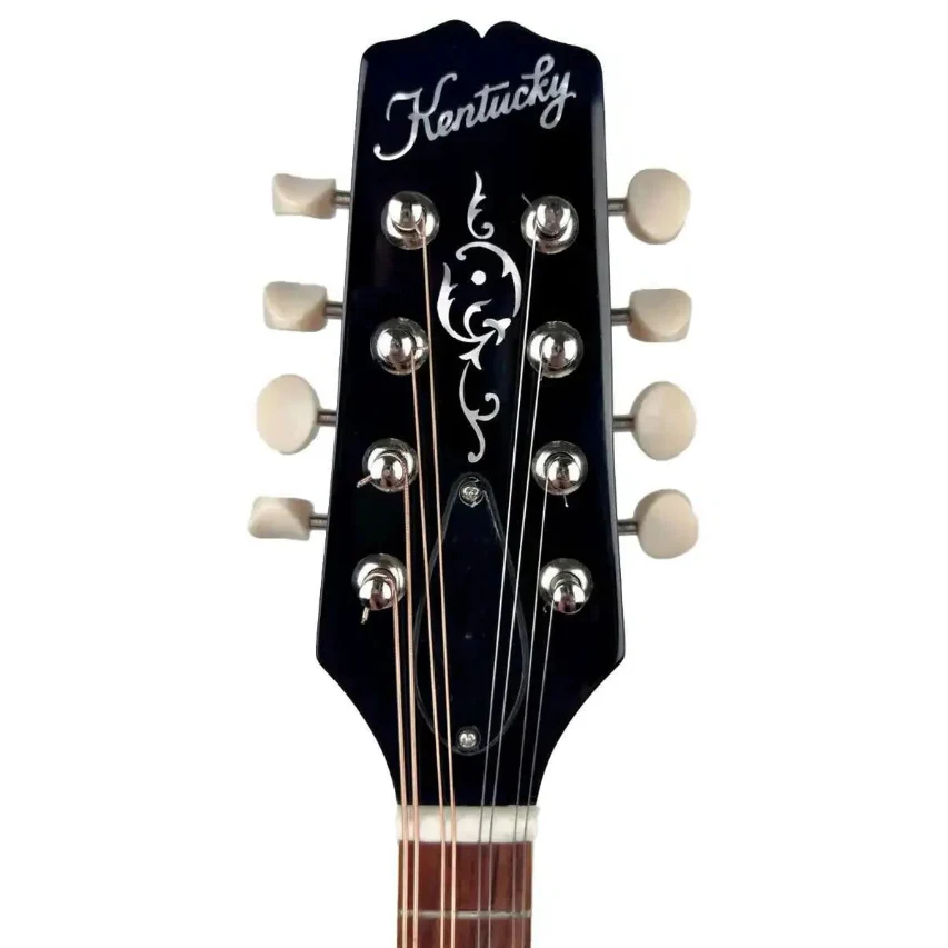 Kentucky KM-270 Traditional Sunburst Deluxe Oval Hole A-Model Mandolin - Image 5
