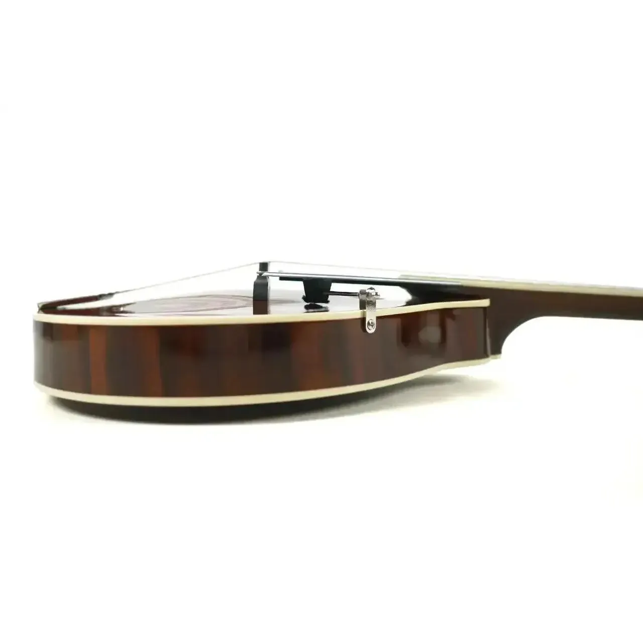Kentucky KM-276 Deluxe Oval Hole Transparent Brown A-Model Mandolin - Image 3